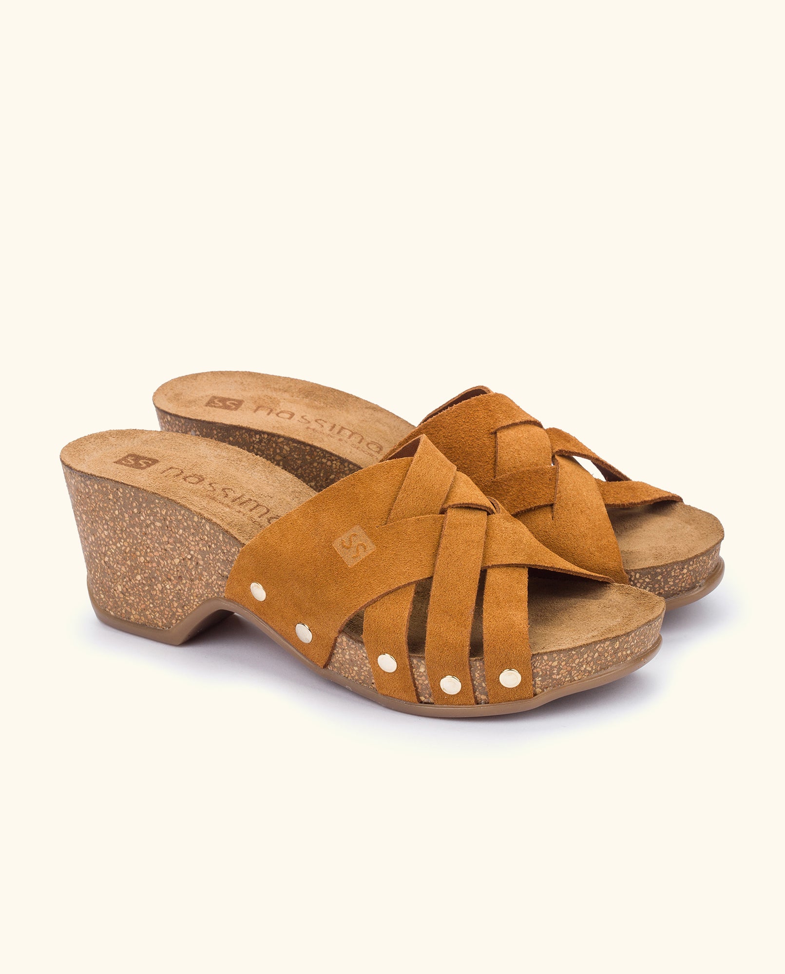 Wedge sandal CANARIAS-005 brown