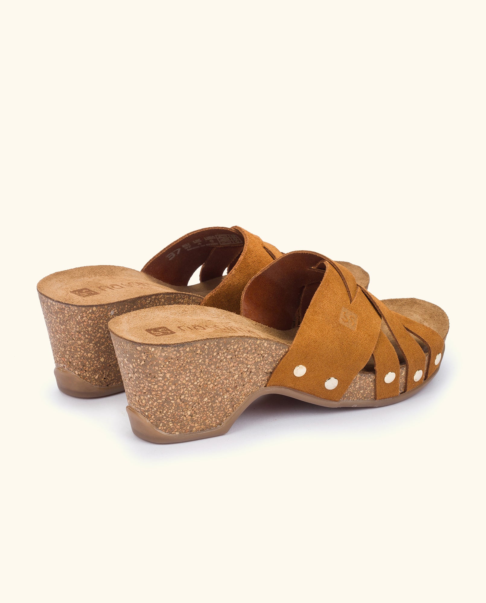 Wedge sandal CANARIAS-005 brown