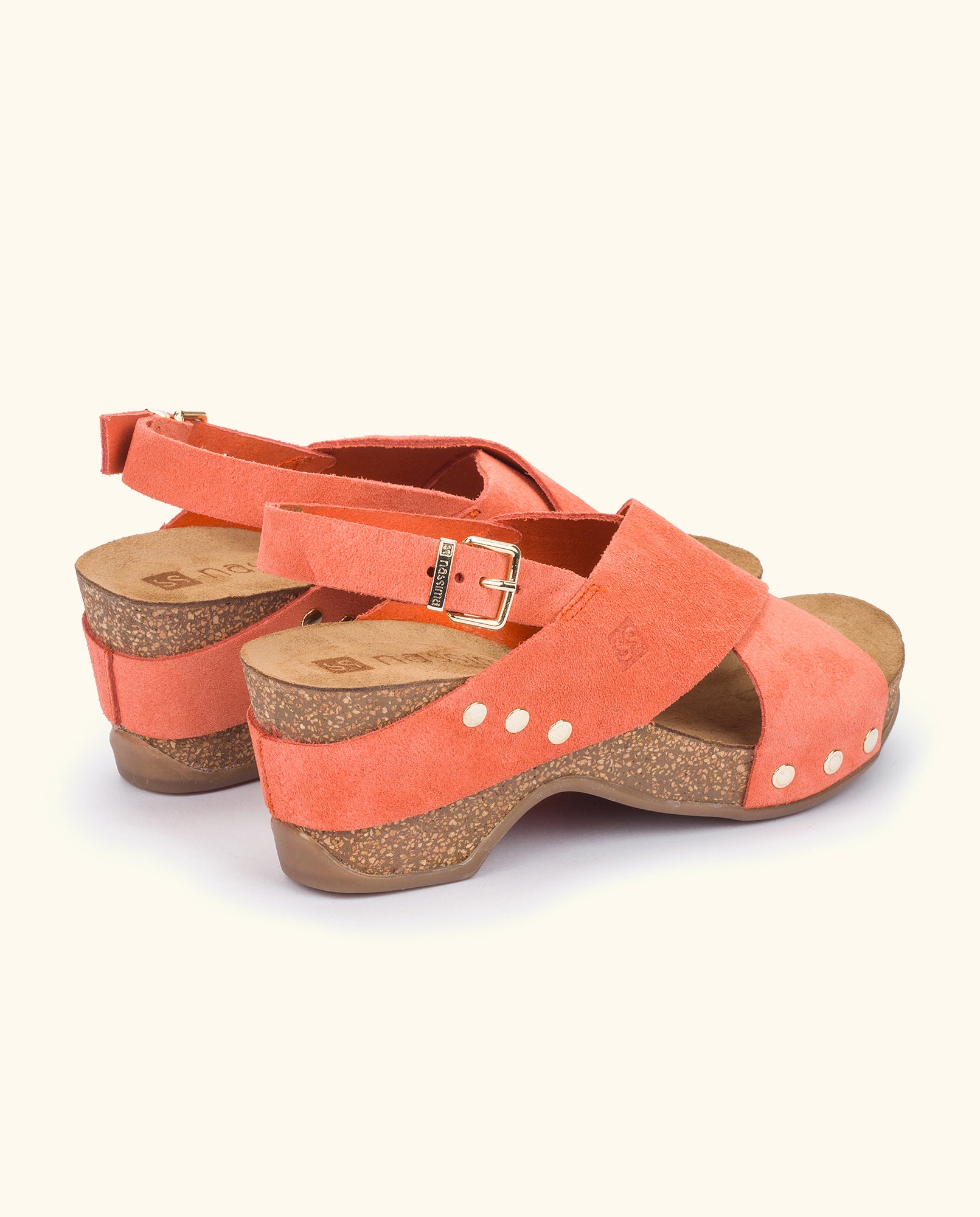 Wedge sandal CANARIAS-008 orange