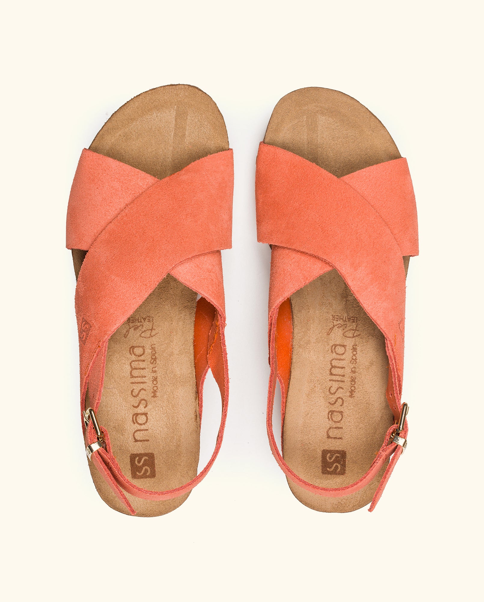 Wedge sandal CANARIAS-008 orange