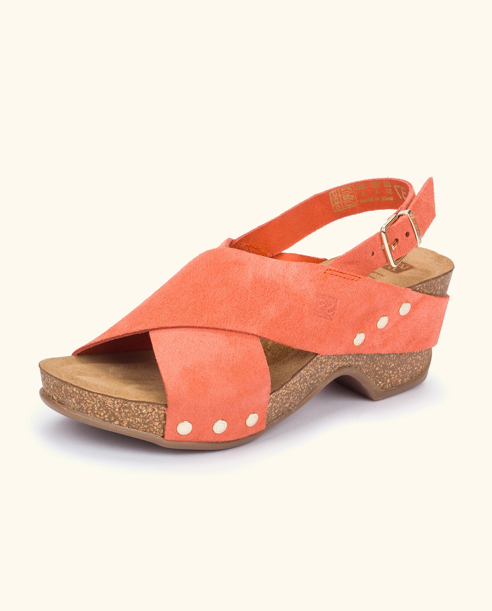 Wedge sandal CANARIAS-008 orange