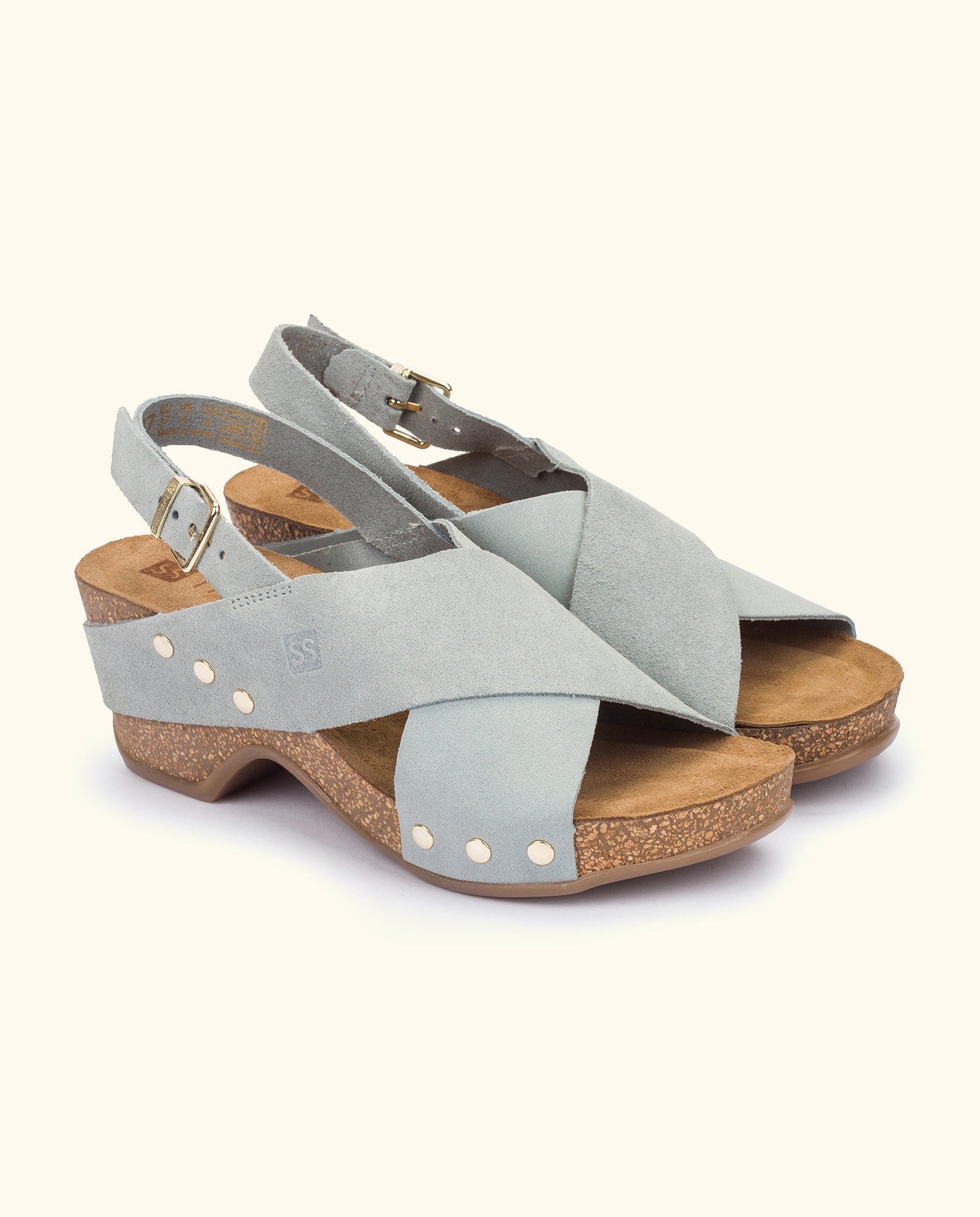 Wedge sandal CANARIAS-008 blue