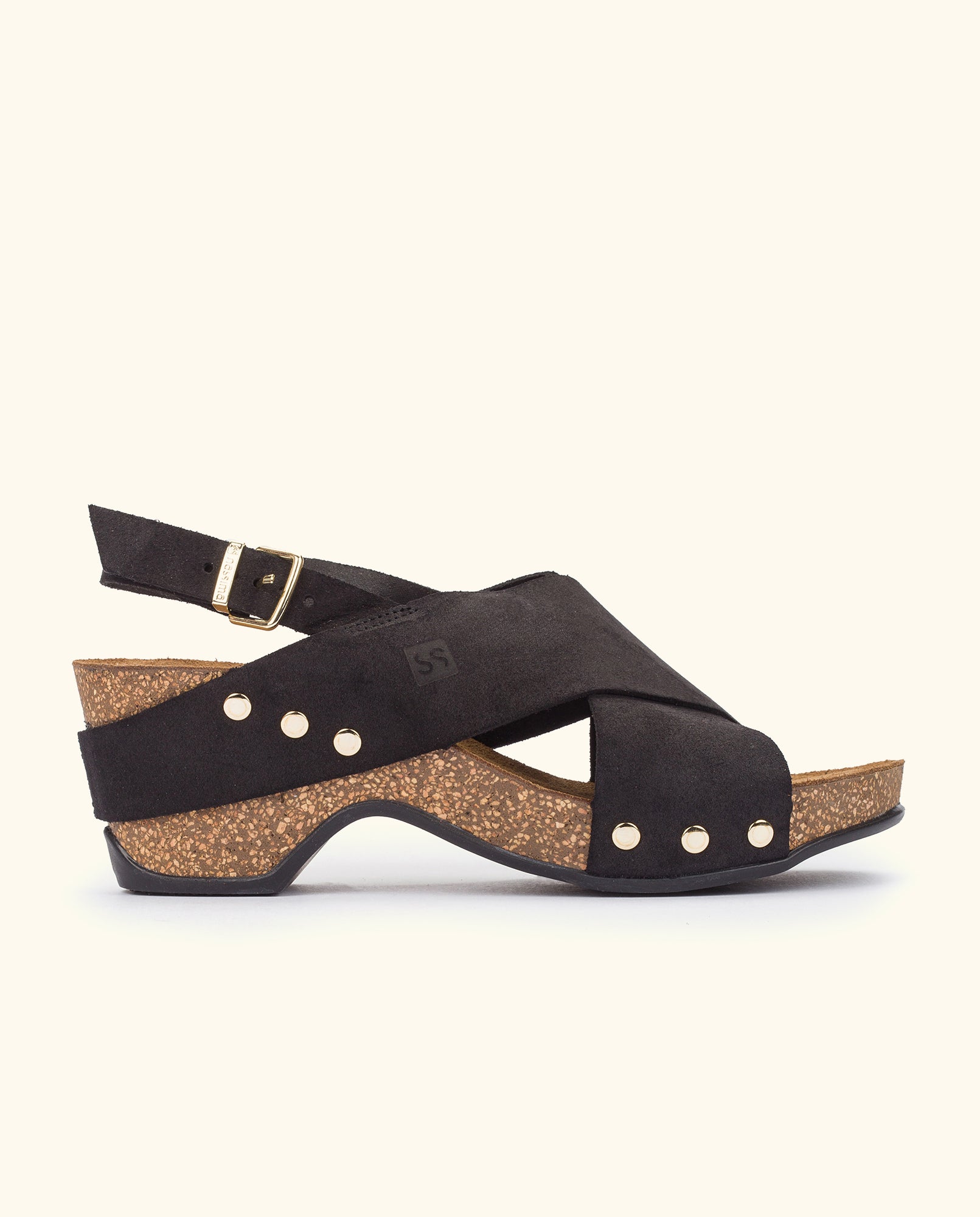 Wedge sandal CANARIAS-008 black