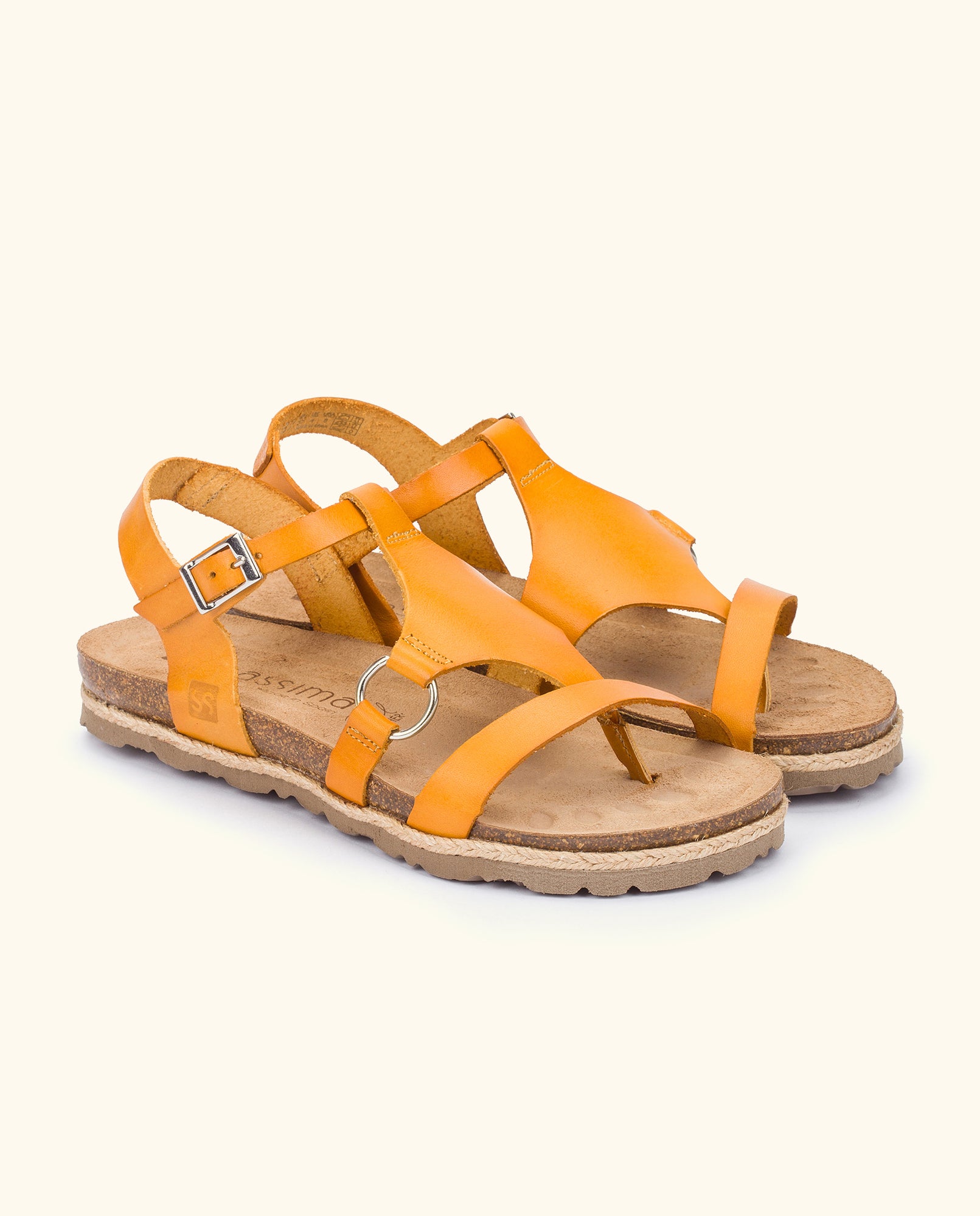 Flat sandal CHIPRE-021 yellow