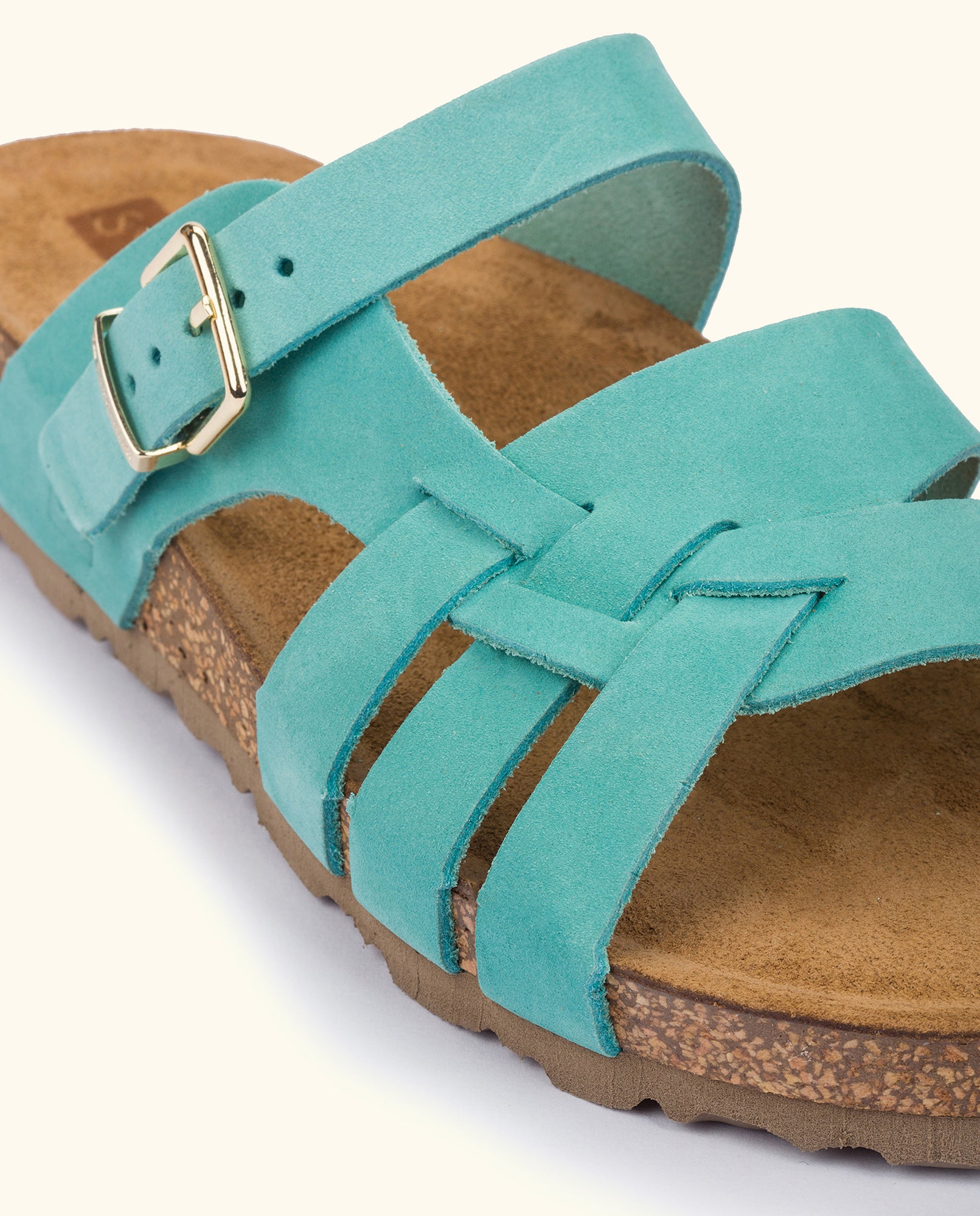 Flat sandal JERBA-090 azul