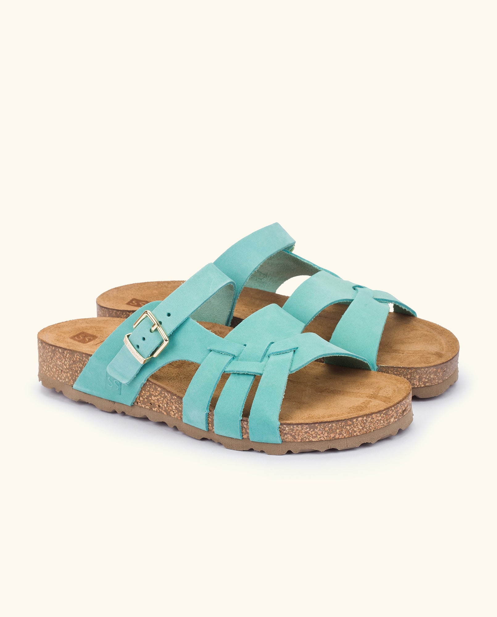 Flat sandal JERBA-090 azul