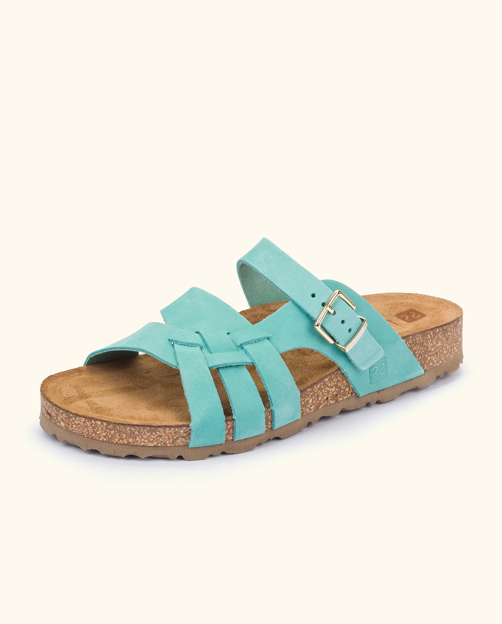 Flat sandal JERBA-090 azul