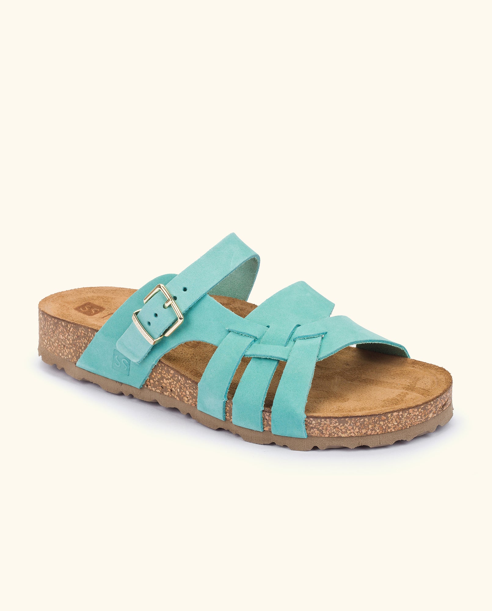 Flat sandal JERBA-090 azul