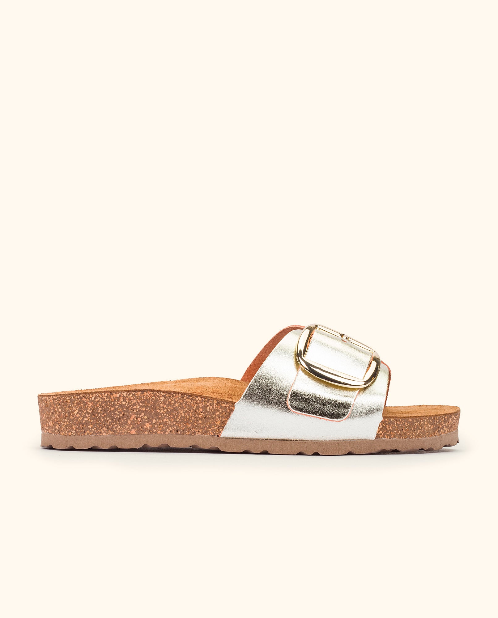 Flat sandal JERBA-114 gold