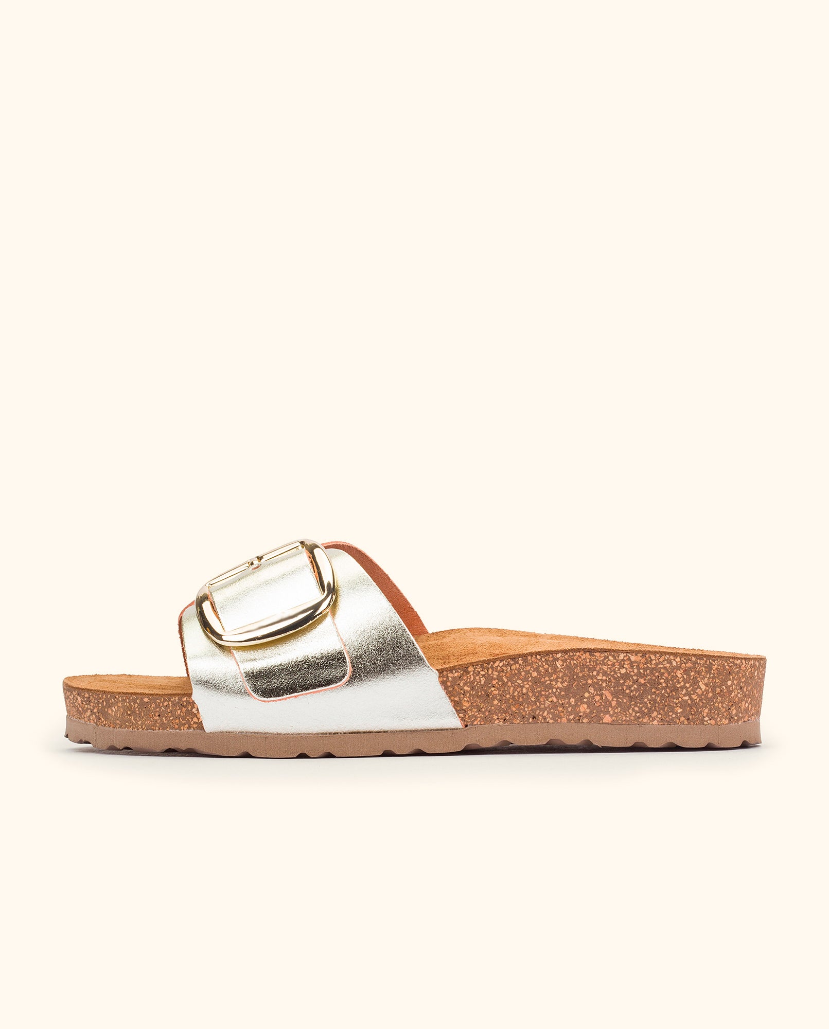 Flat sandal JERBA-114 gold