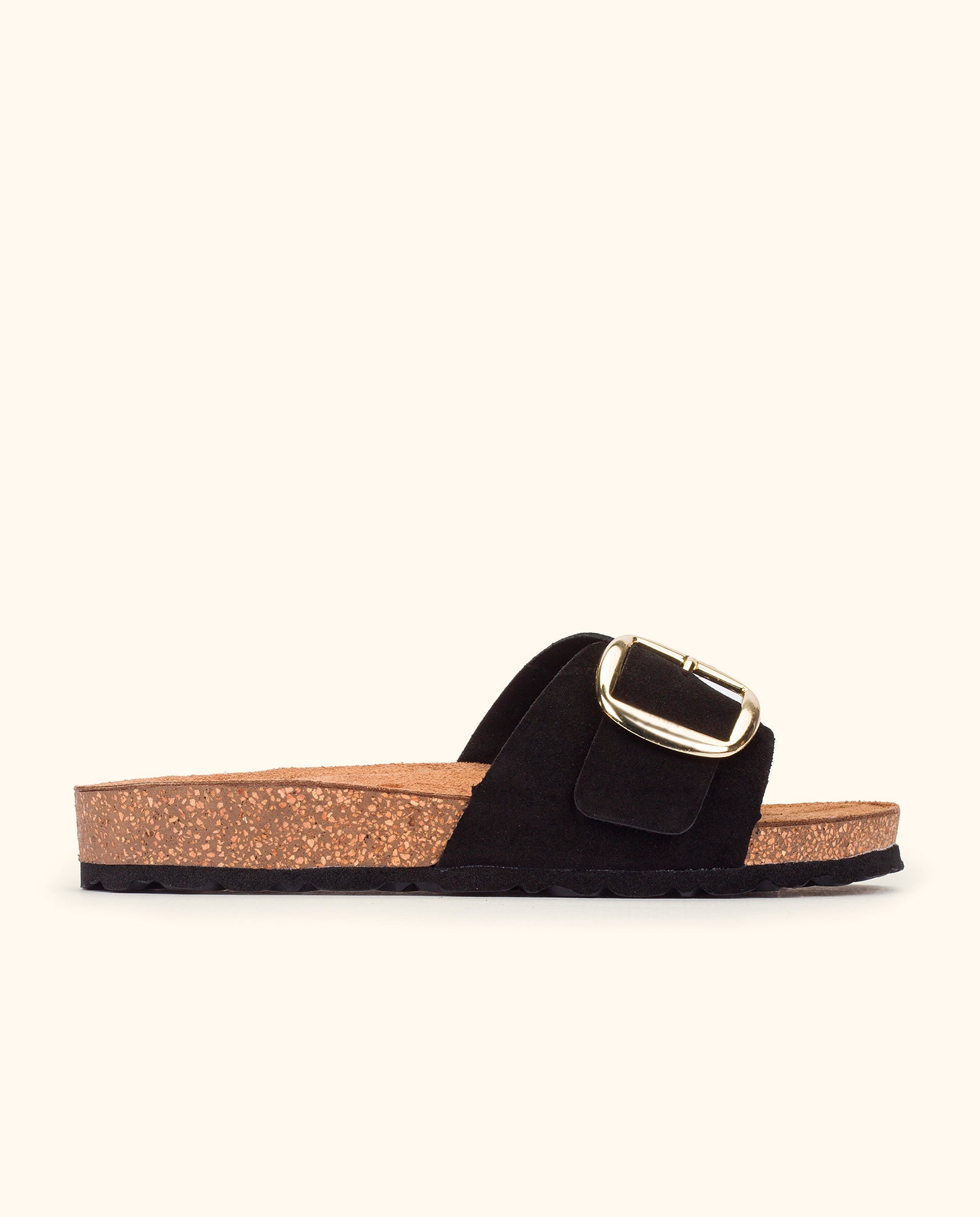 Flat sandal JERBA-114 black