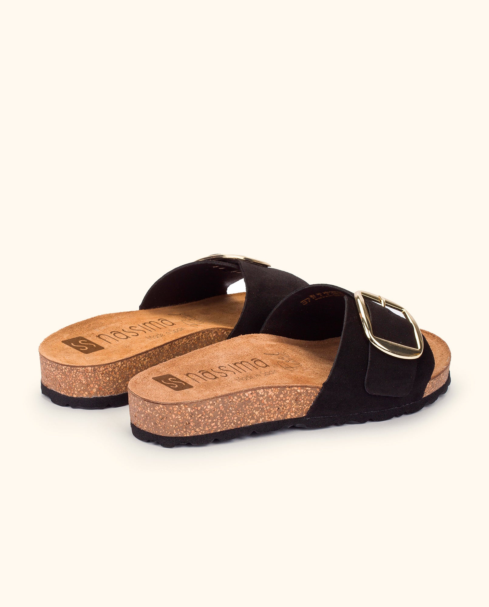 Flat sandal JERBA-114 black