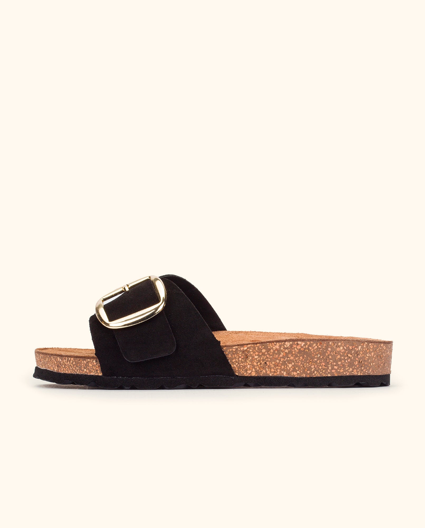 Flat sandal JERBA-114 black