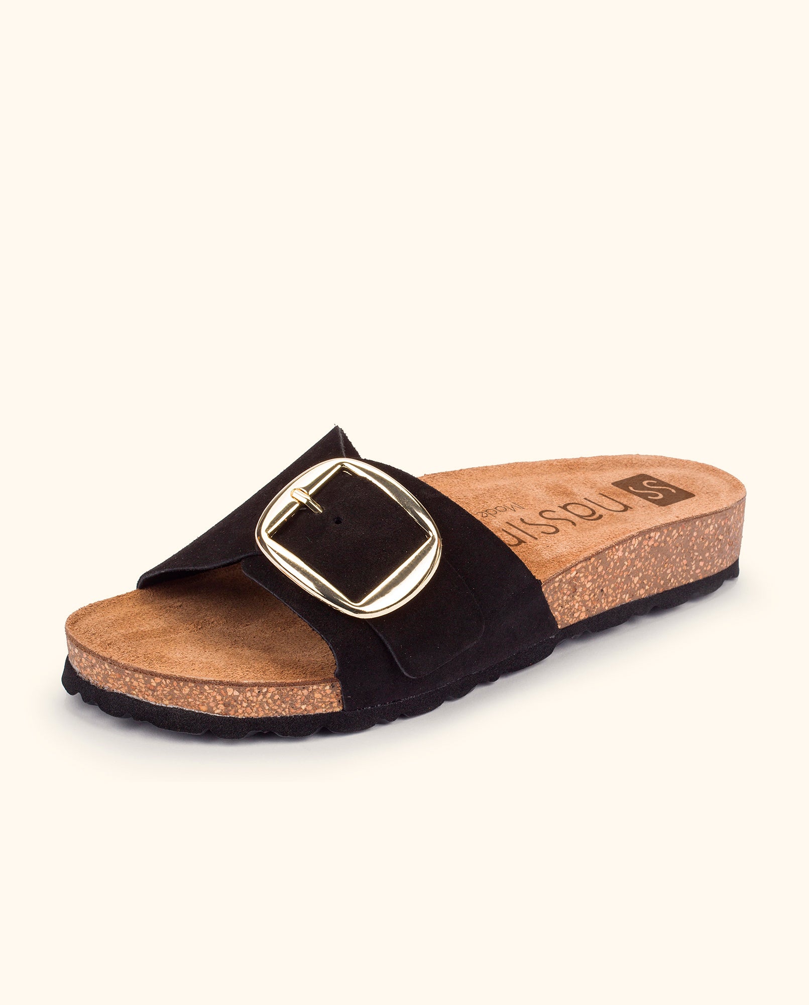 Flat sandal JERBA-114 black