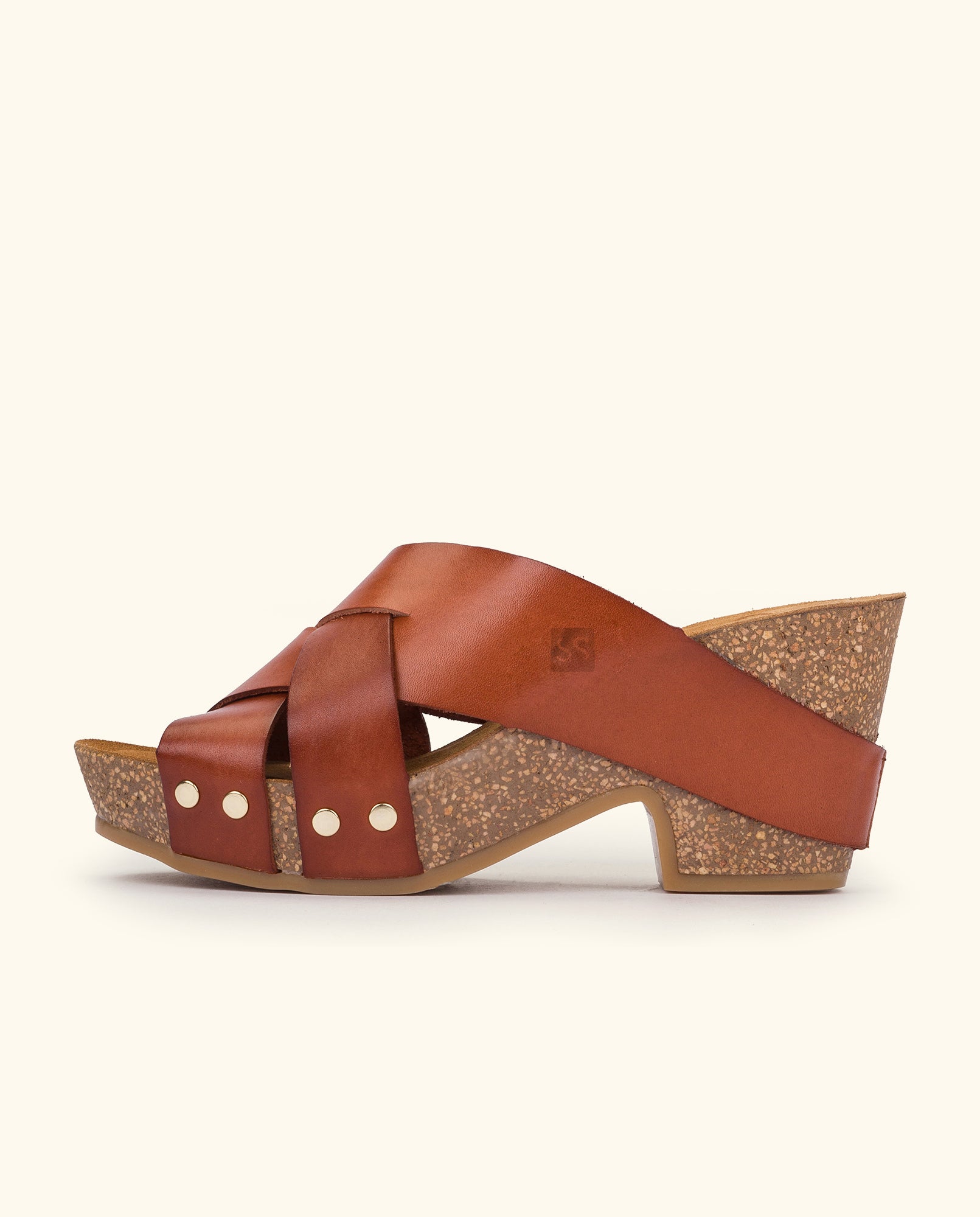 Wedge sandal KILDA-003 brown