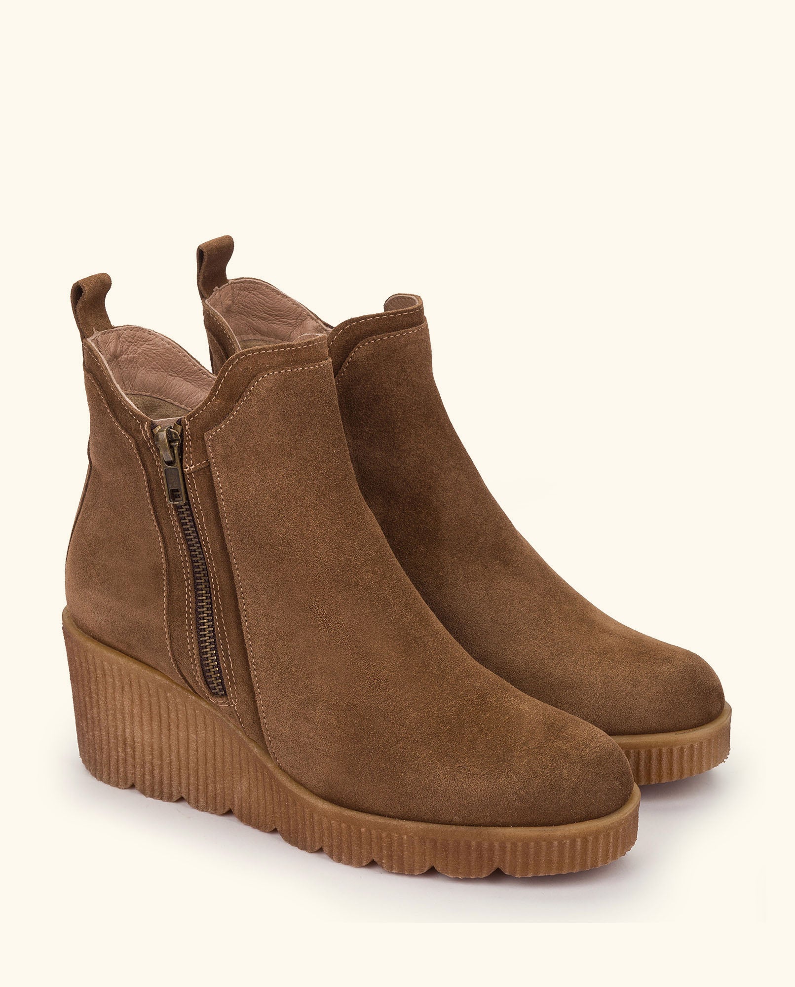 Wedge ankle boot MADONA-002 brown