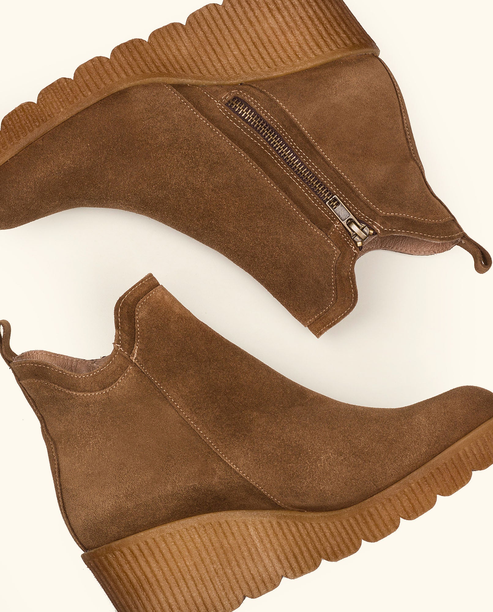 Wedge ankle boot MADONA-002 brown