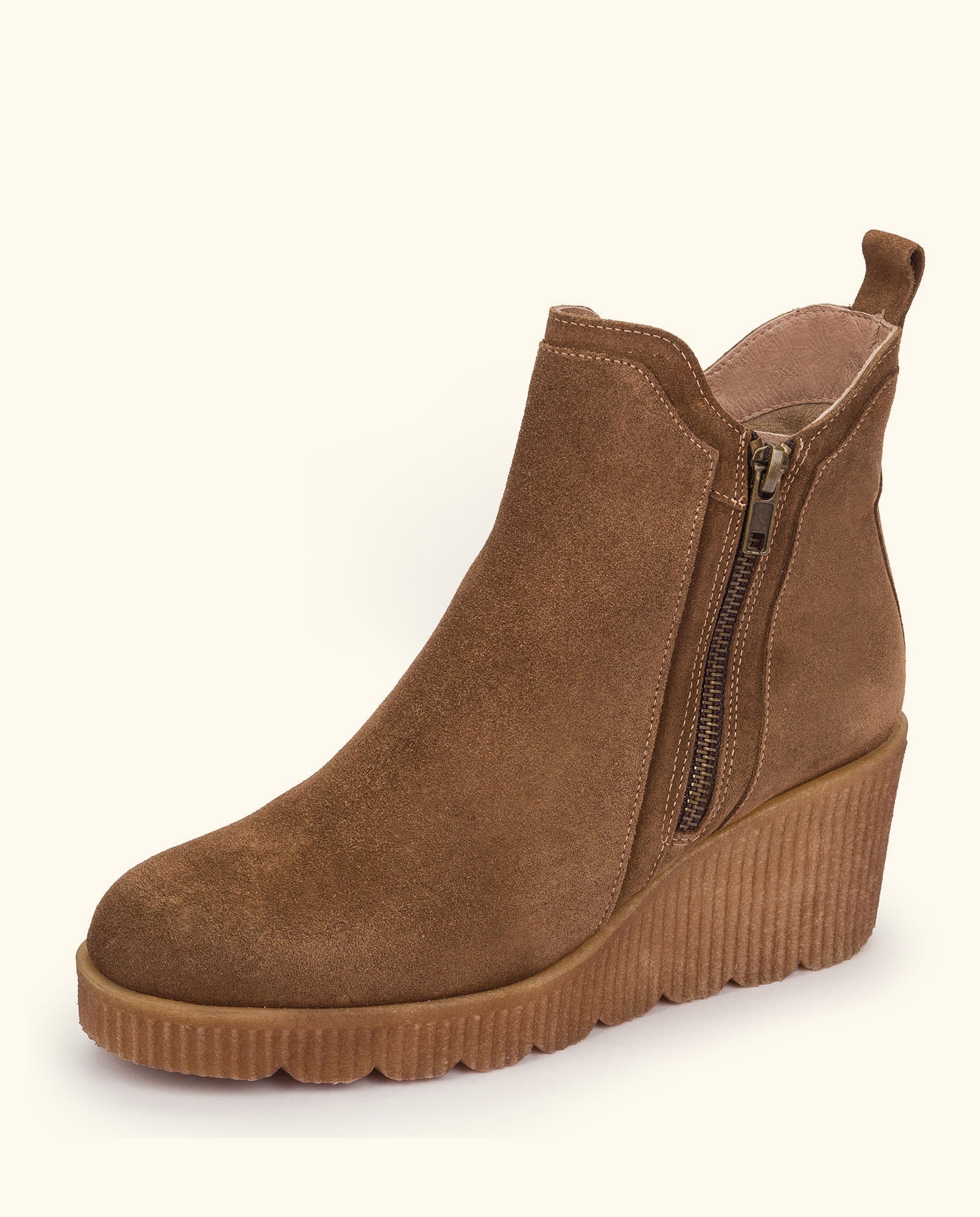 Wedge ankle boot MADONA-002 brown