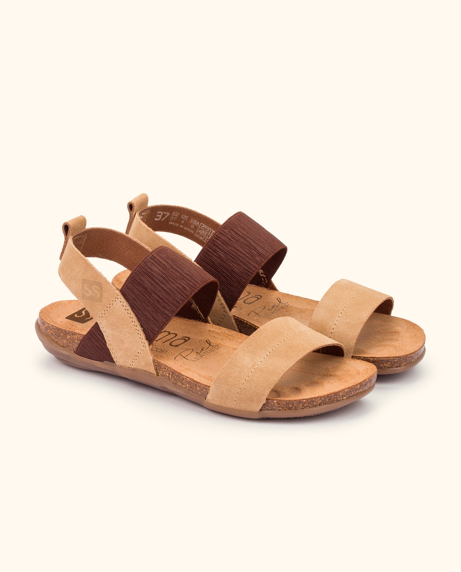 Flat sandal MANACOR-001 beige