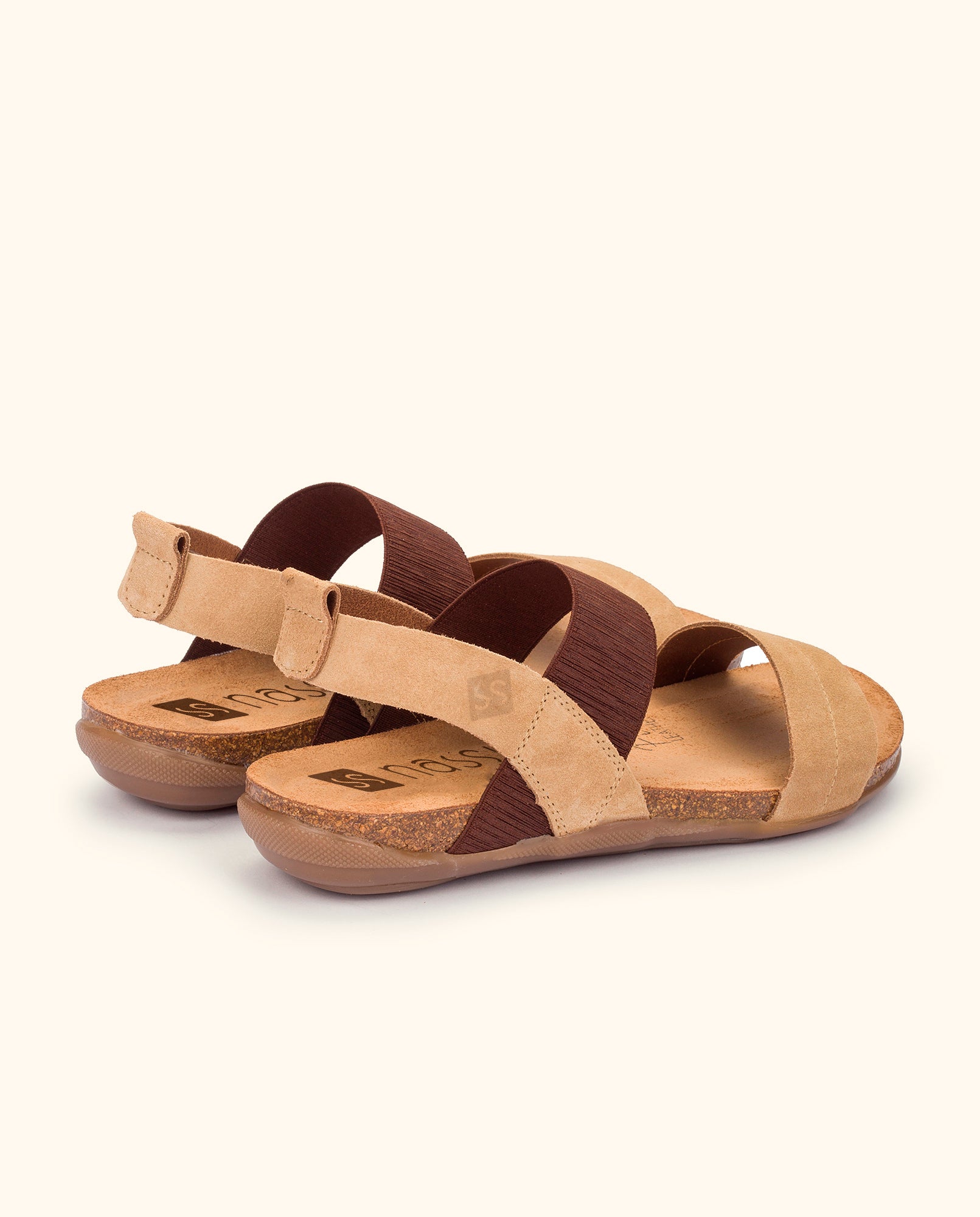 Flat sandal MANACOR-001 beige