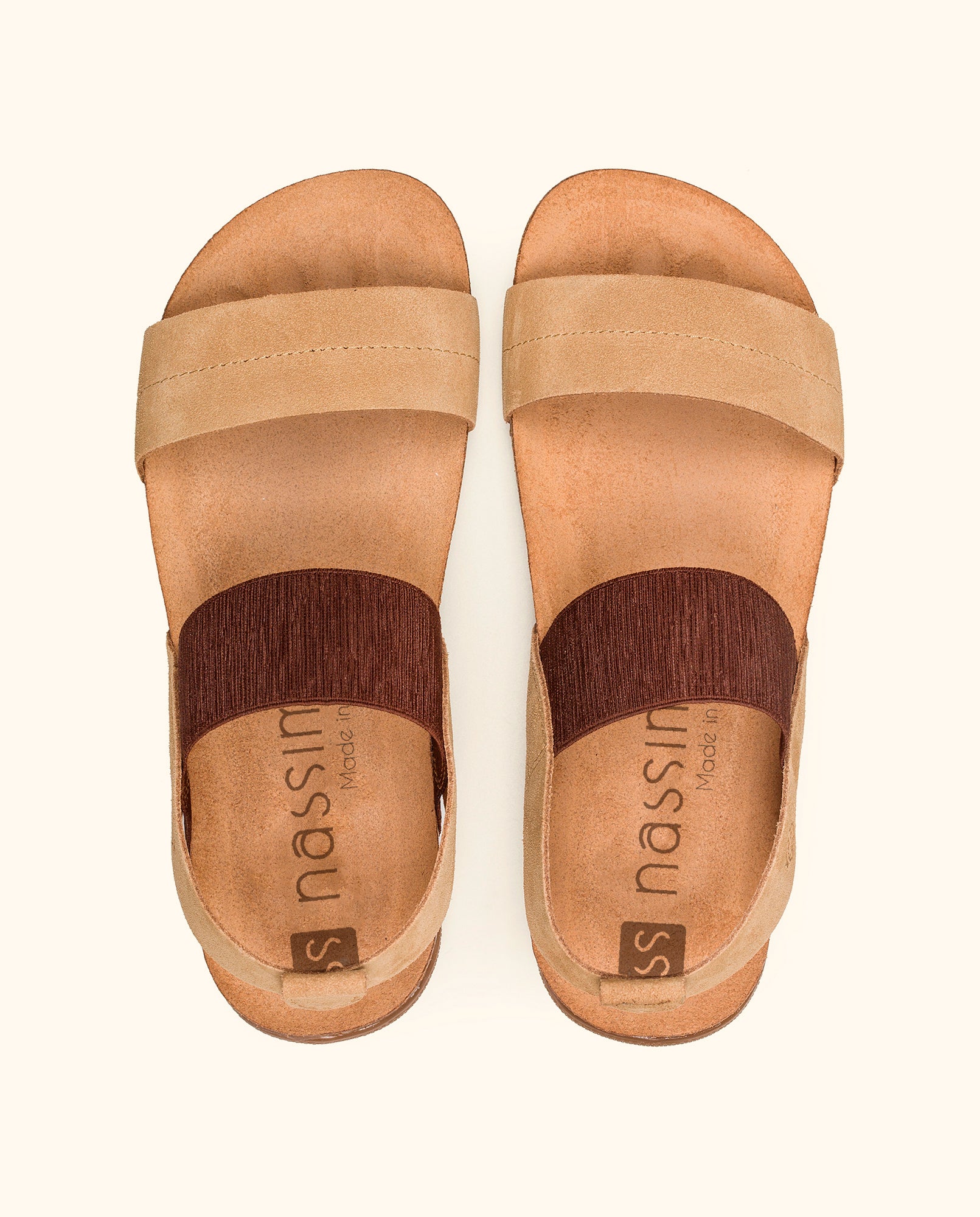 Flat sandal MANACOR-001 beige