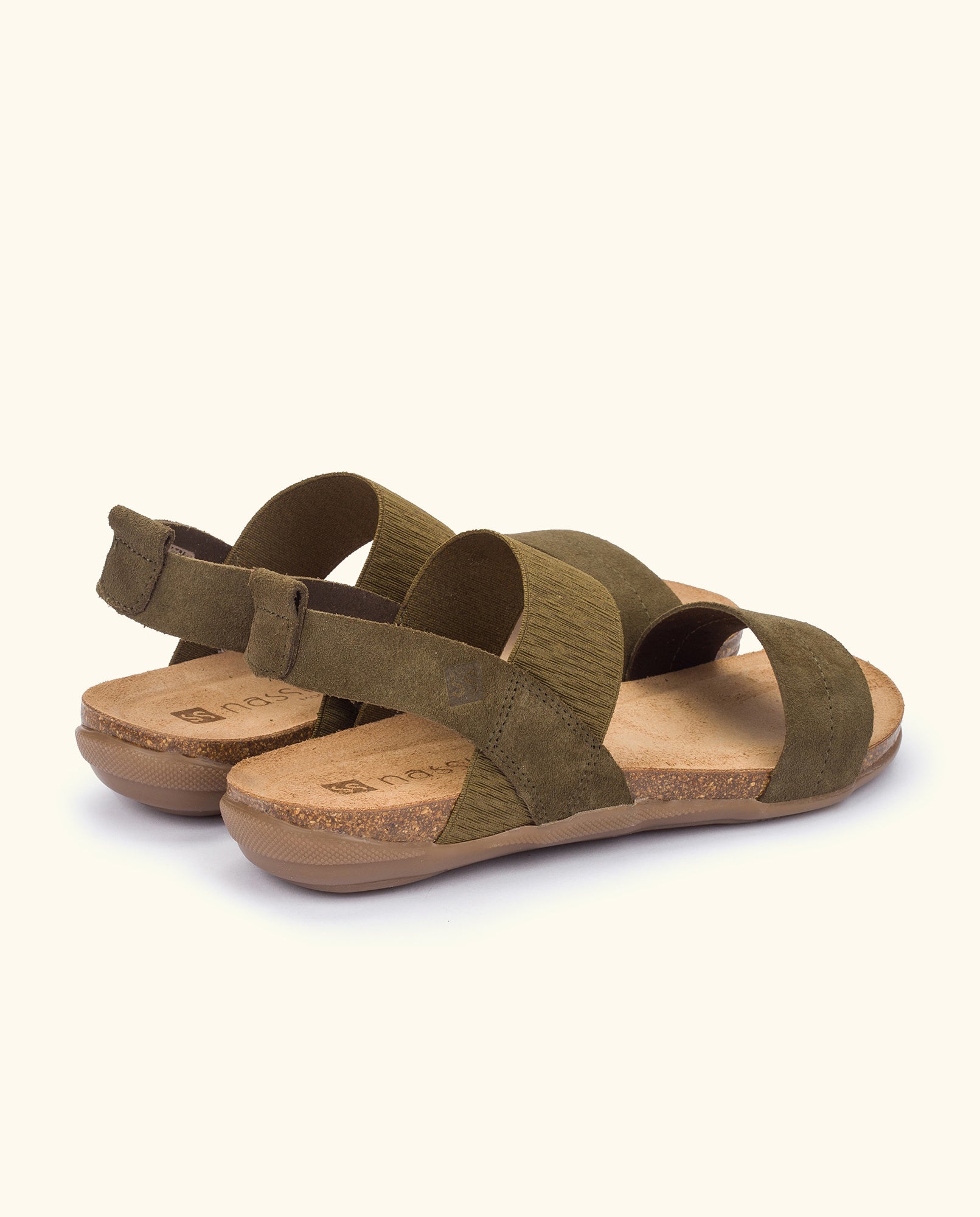 Flat sandal MANACOR-001 green