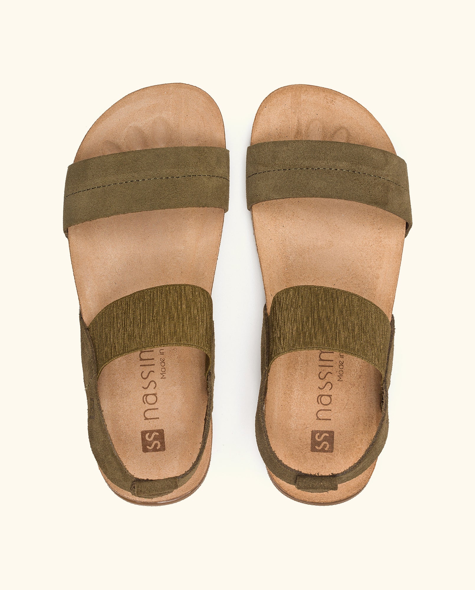 Flat sandal MANACOR-001 green