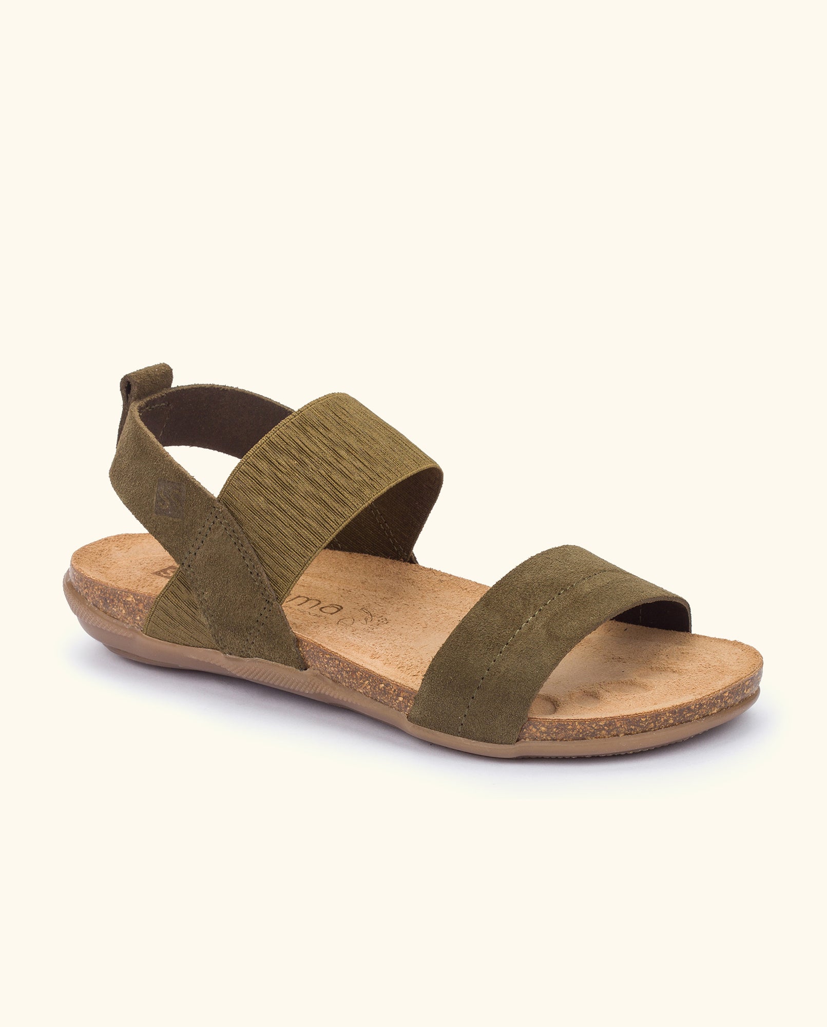 Flat sandal MANACOR-001 green