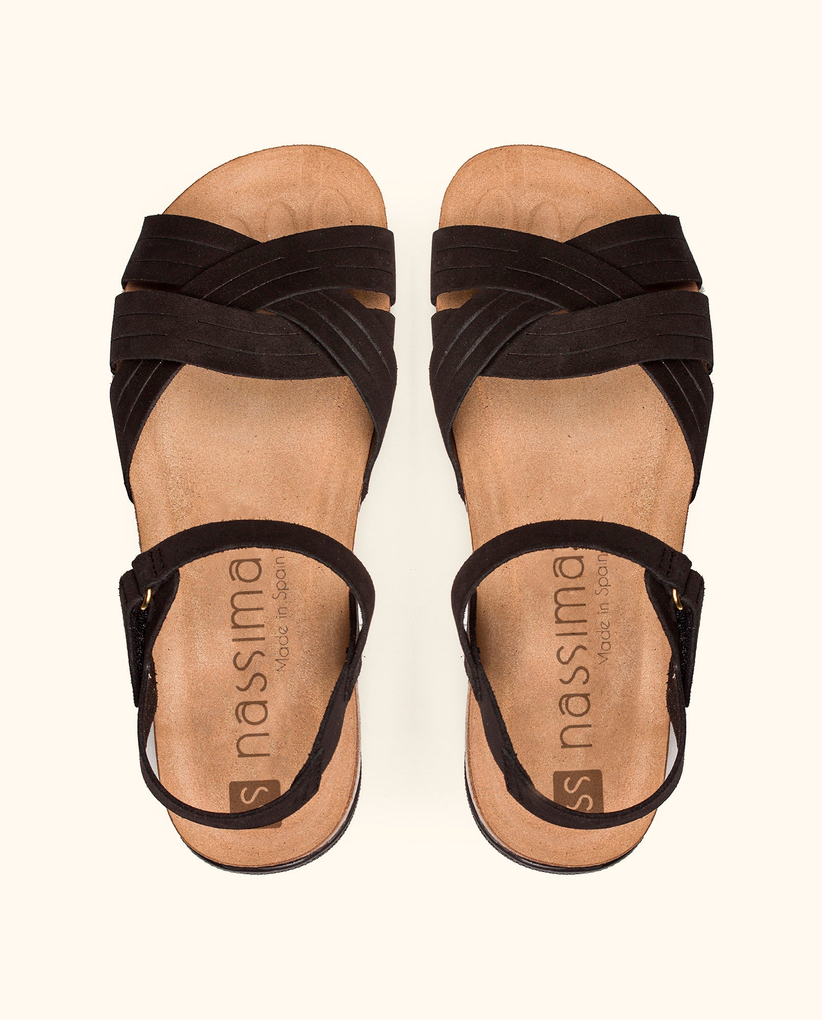 MANACOR-002 flat sandal black