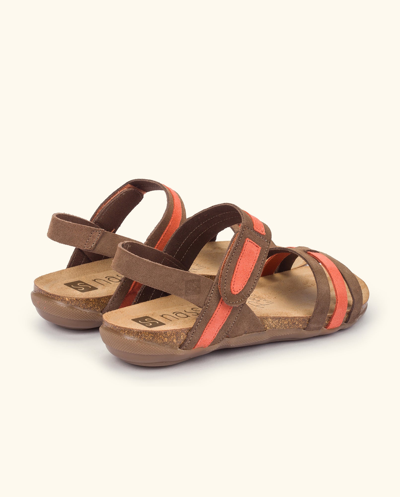 Flat sandal MANACOR-003 red