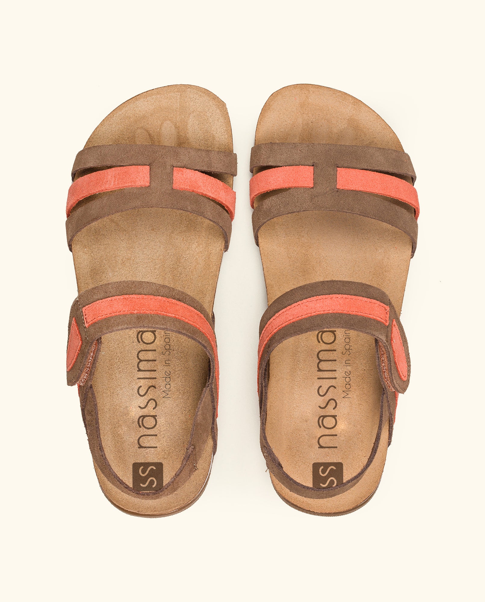 Flat sandal MANACOR-003 red