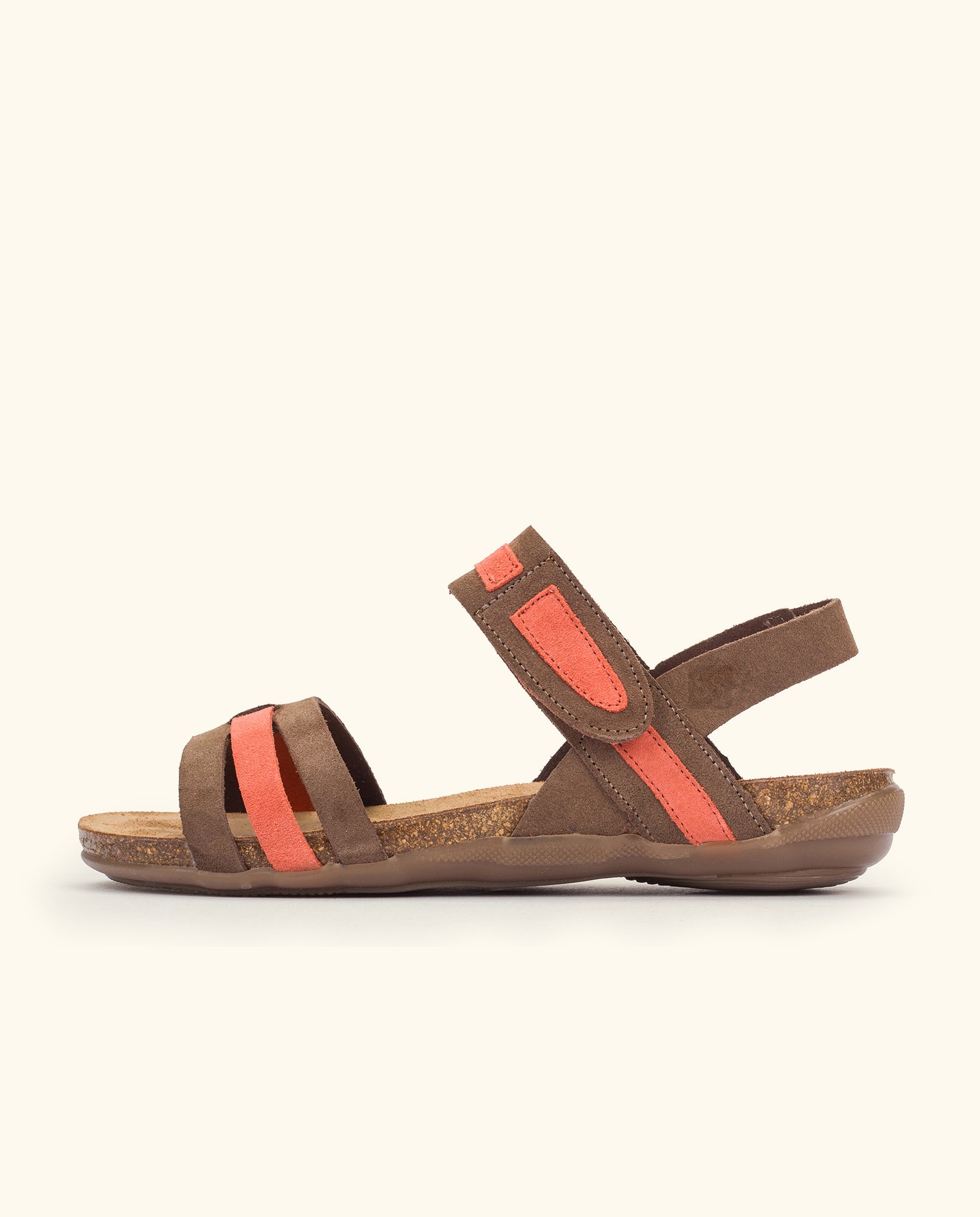 Flat sandal MANACOR-003 red