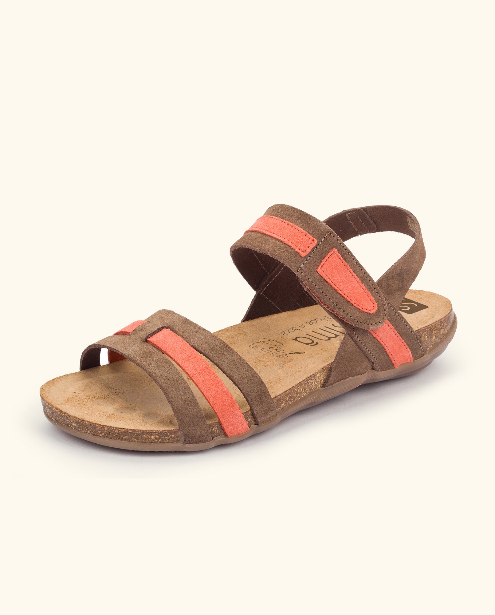 Flat sandal MANACOR-003 red