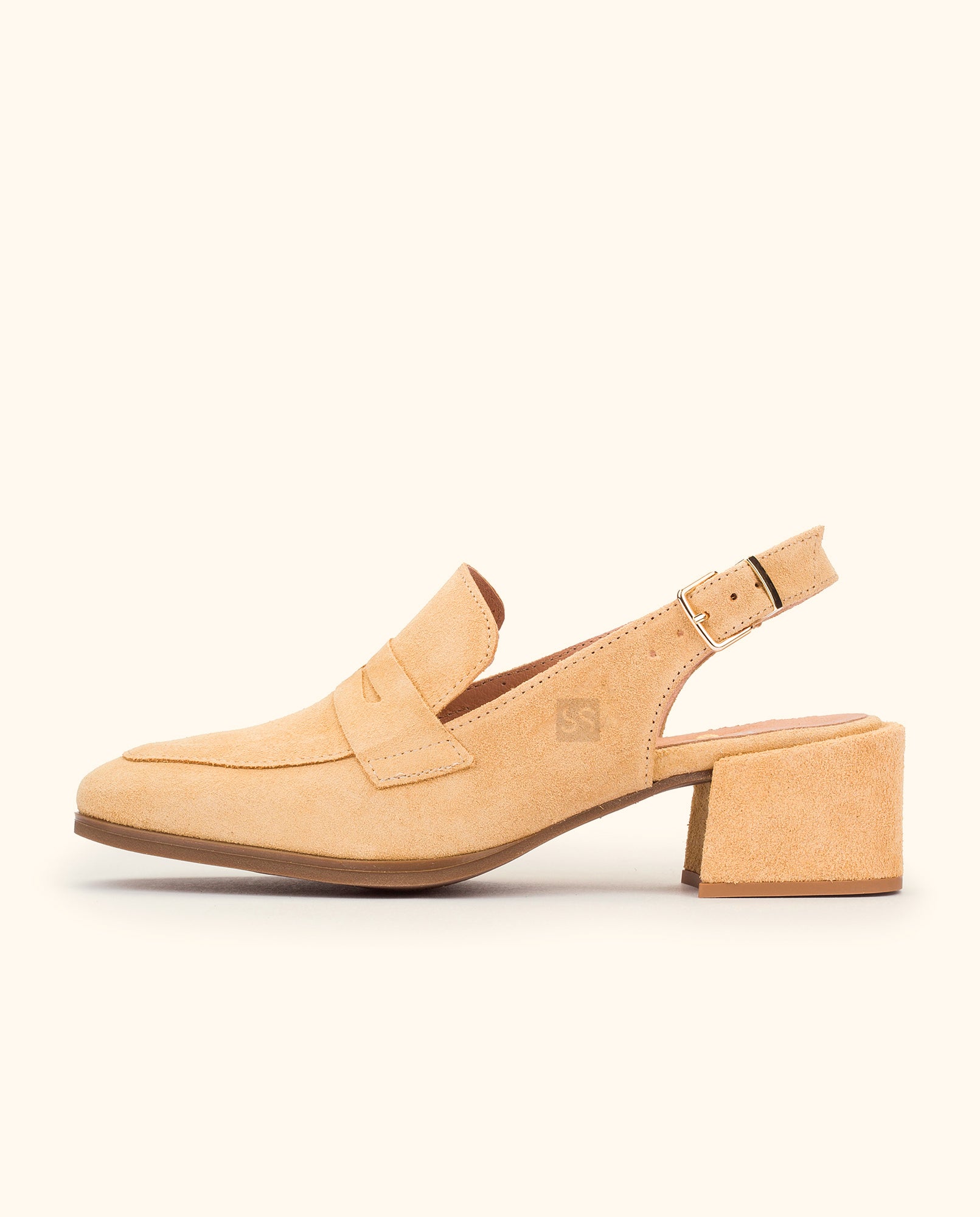 Heeled sandal NAJAC-009 yellow