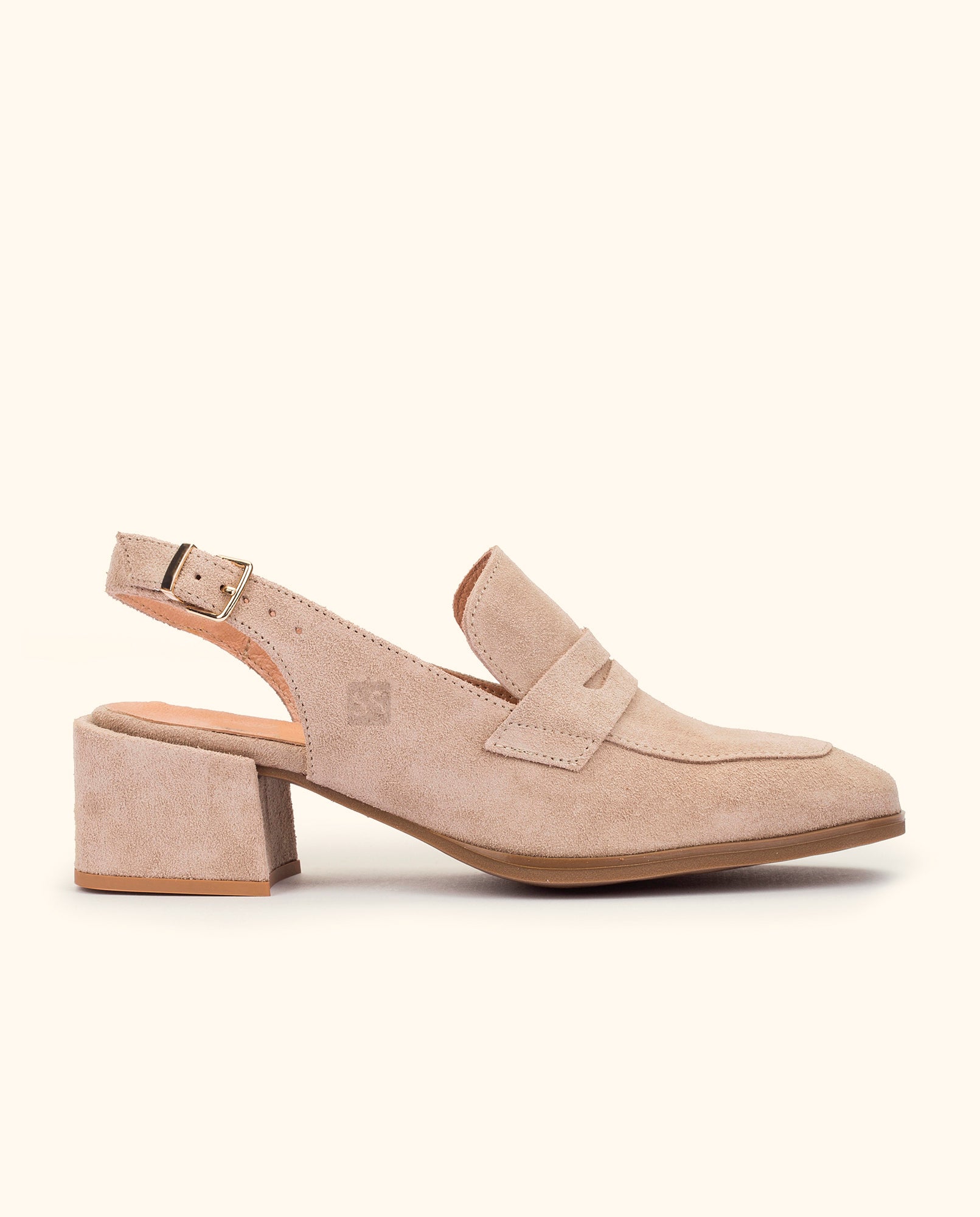 Heeled sandal NAJAC-009 beige