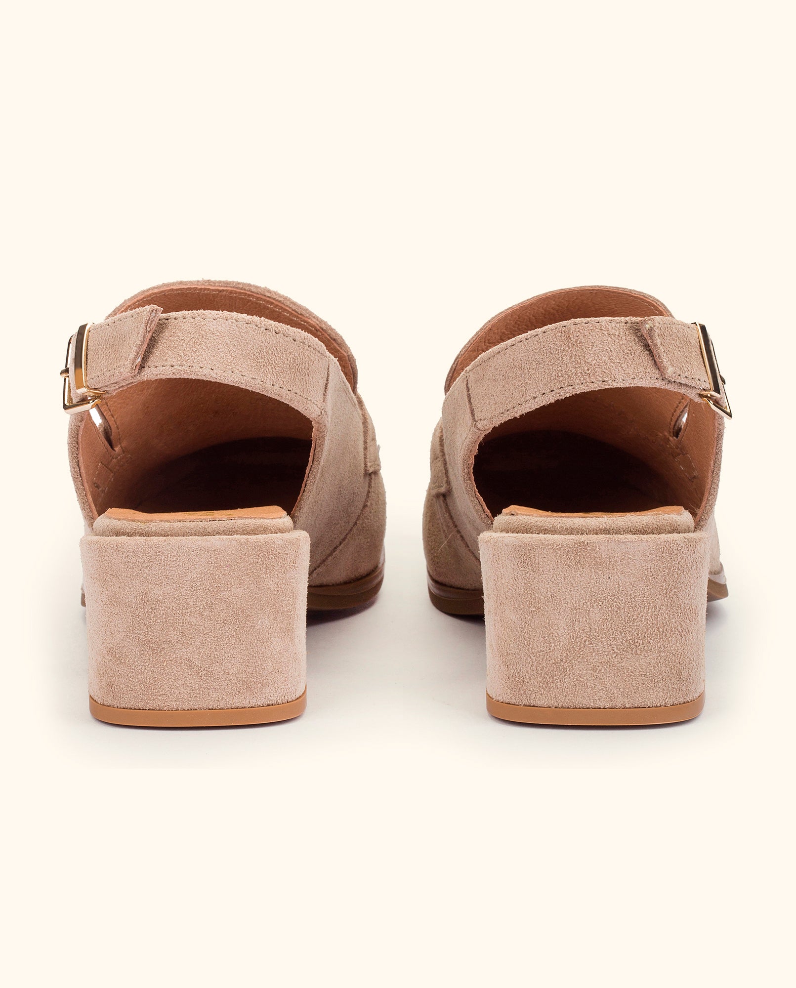 Heeled sandal NAJAC-009 beige