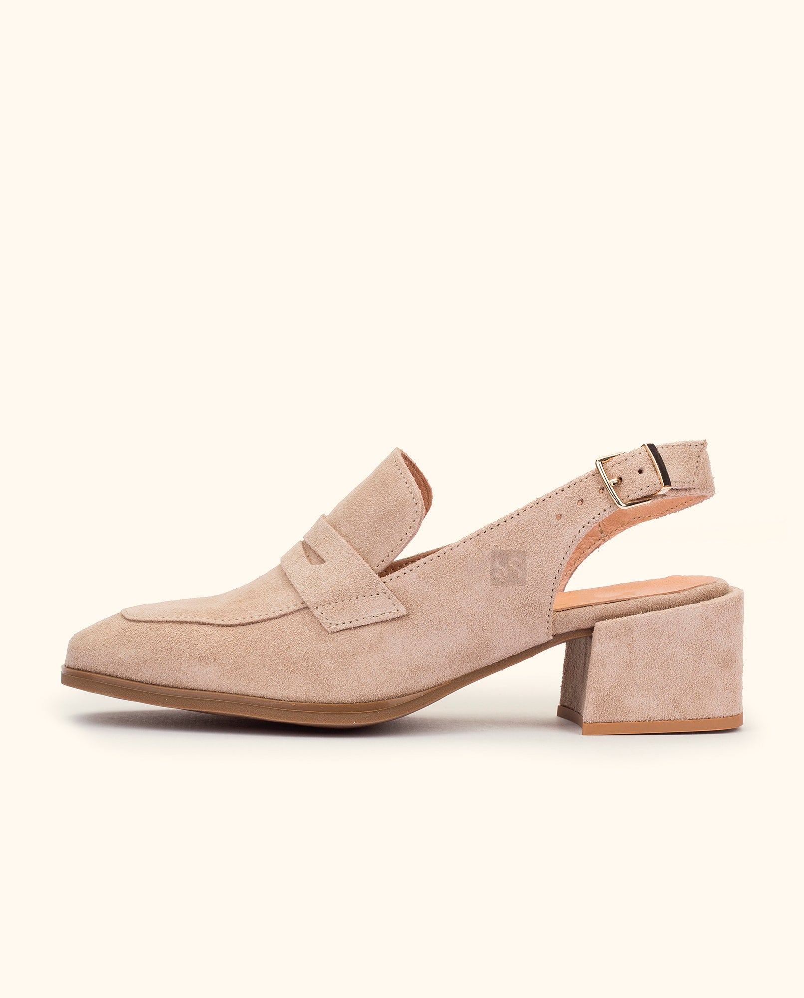 Heeled sandal NAJAC-009 beige