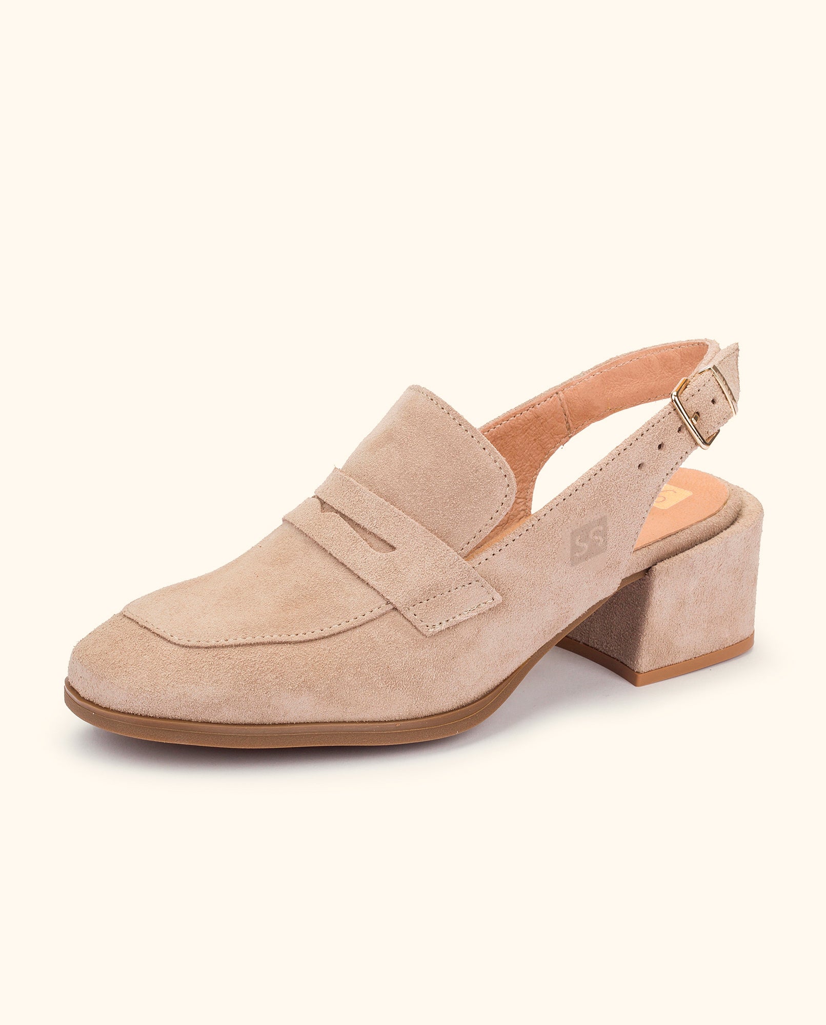 Heeled sandal NAJAC-009 beige