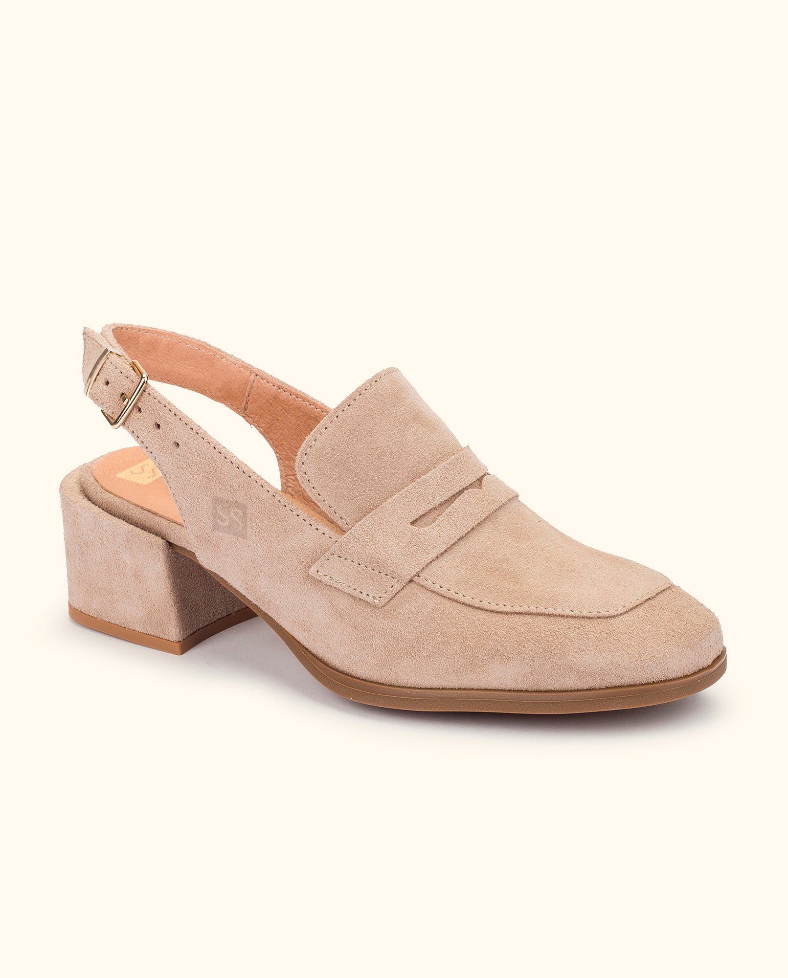 Heeled sandal NAJAC-009 beige