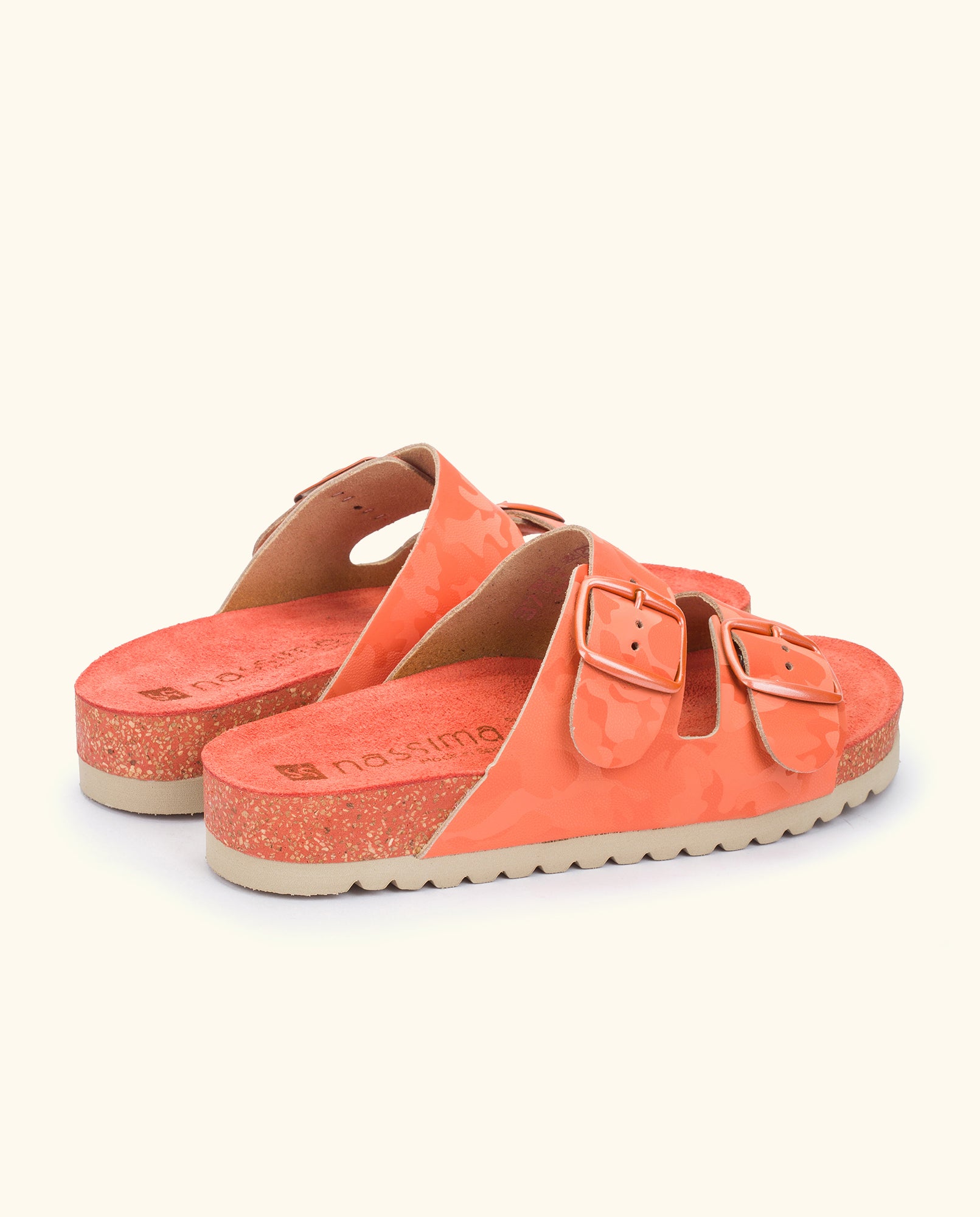 Flat sandal NOJA-001 red
