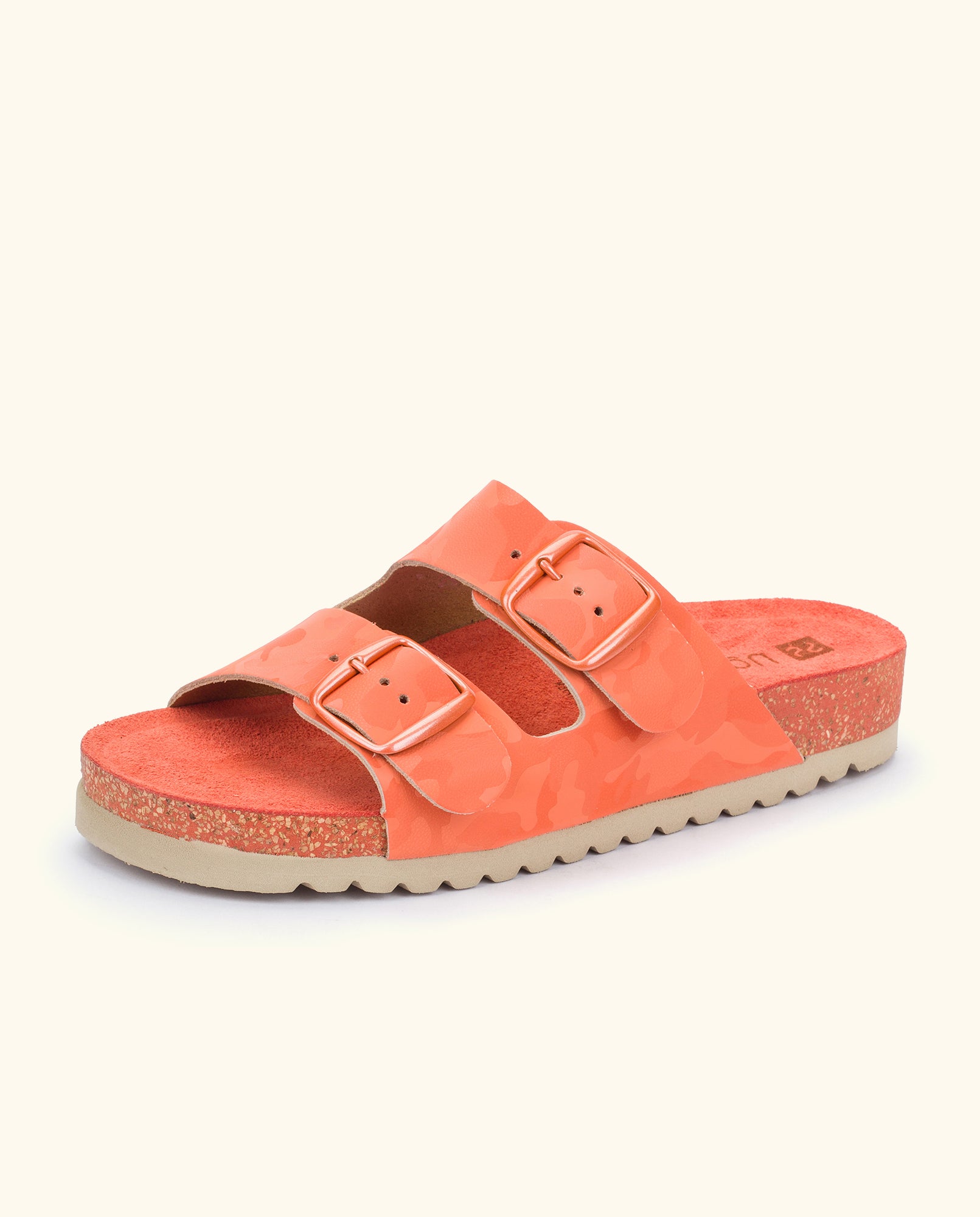 Flat sandal NOJA-001 red