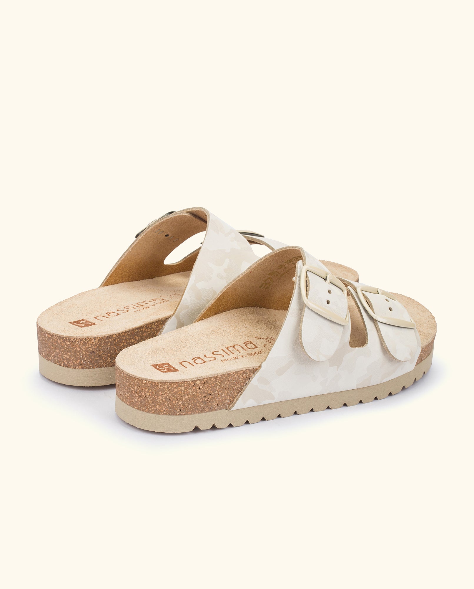 Flat sandal NOJA-001 beige