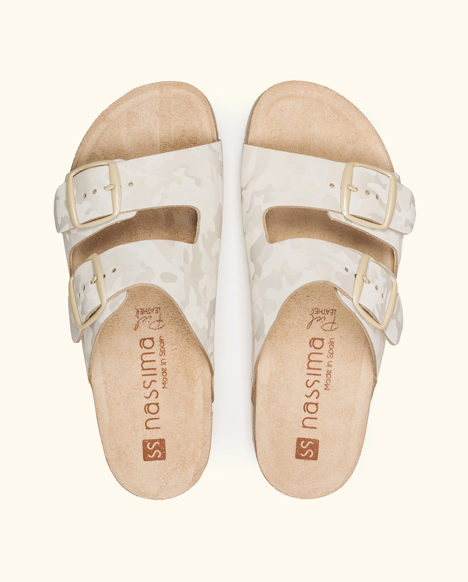 Flat sandal NOJA-001 beige