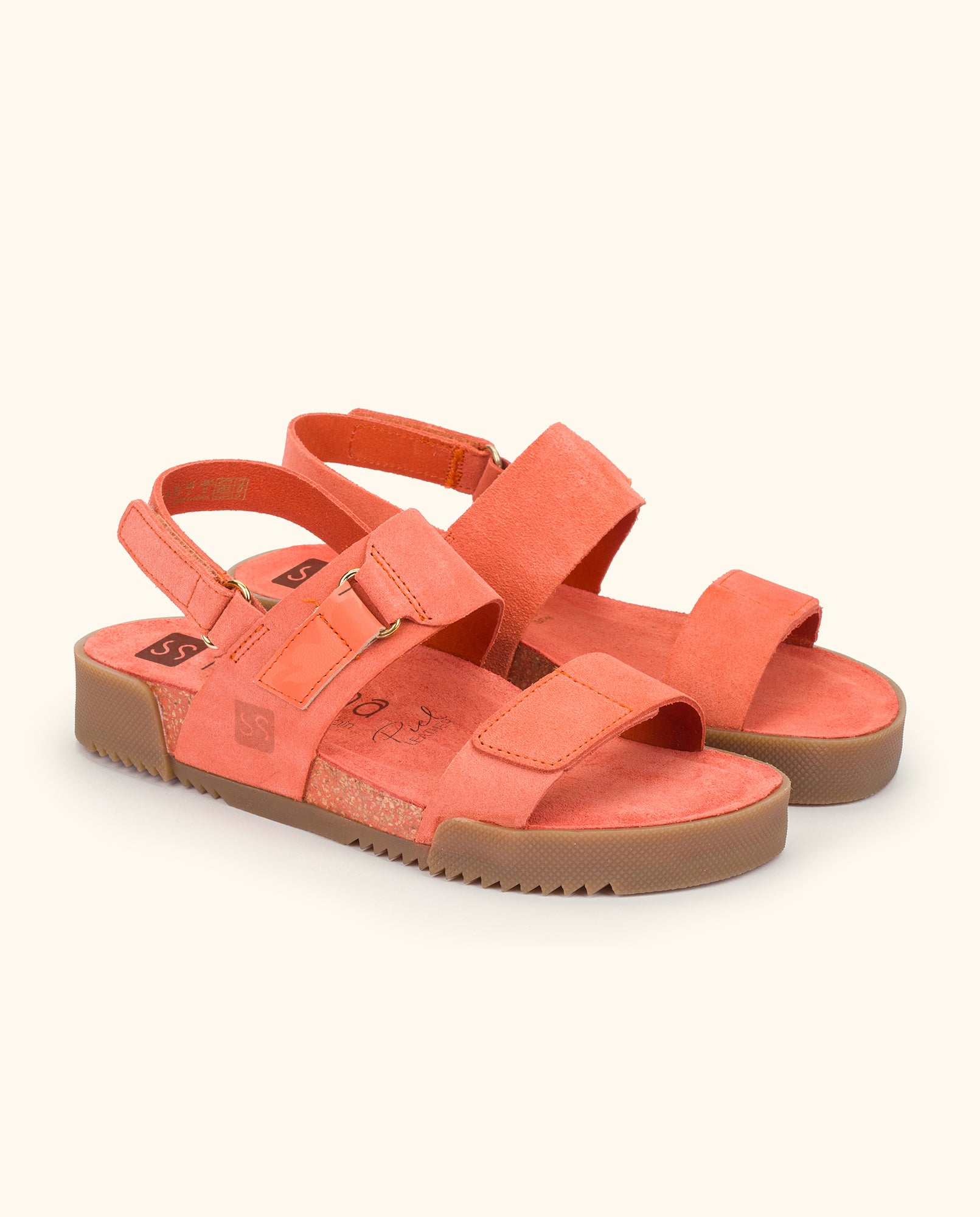 Flat sandal ROSS-006 orange