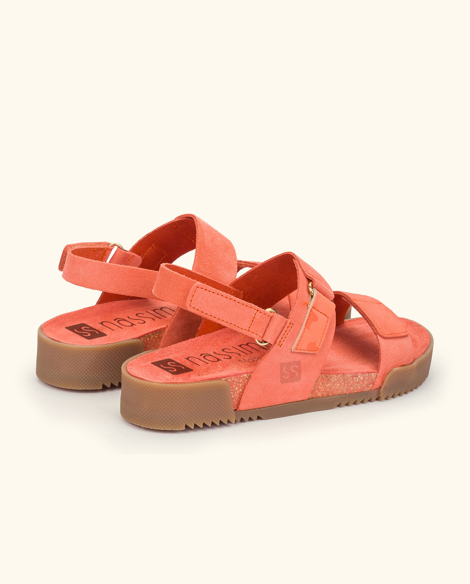 Flat sandal ROSS-006 orange