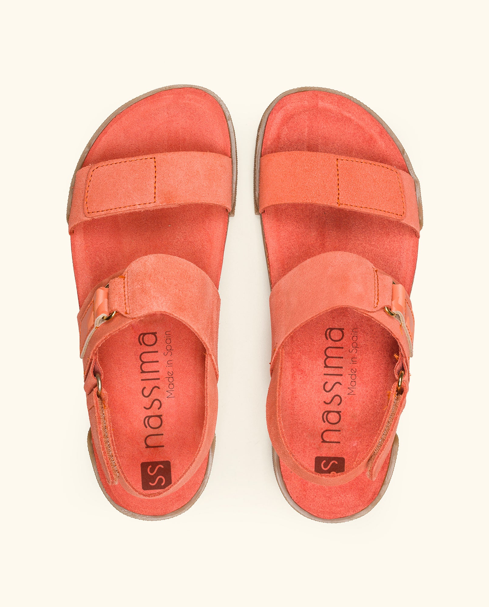 Flat sandal ROSS-006 orange