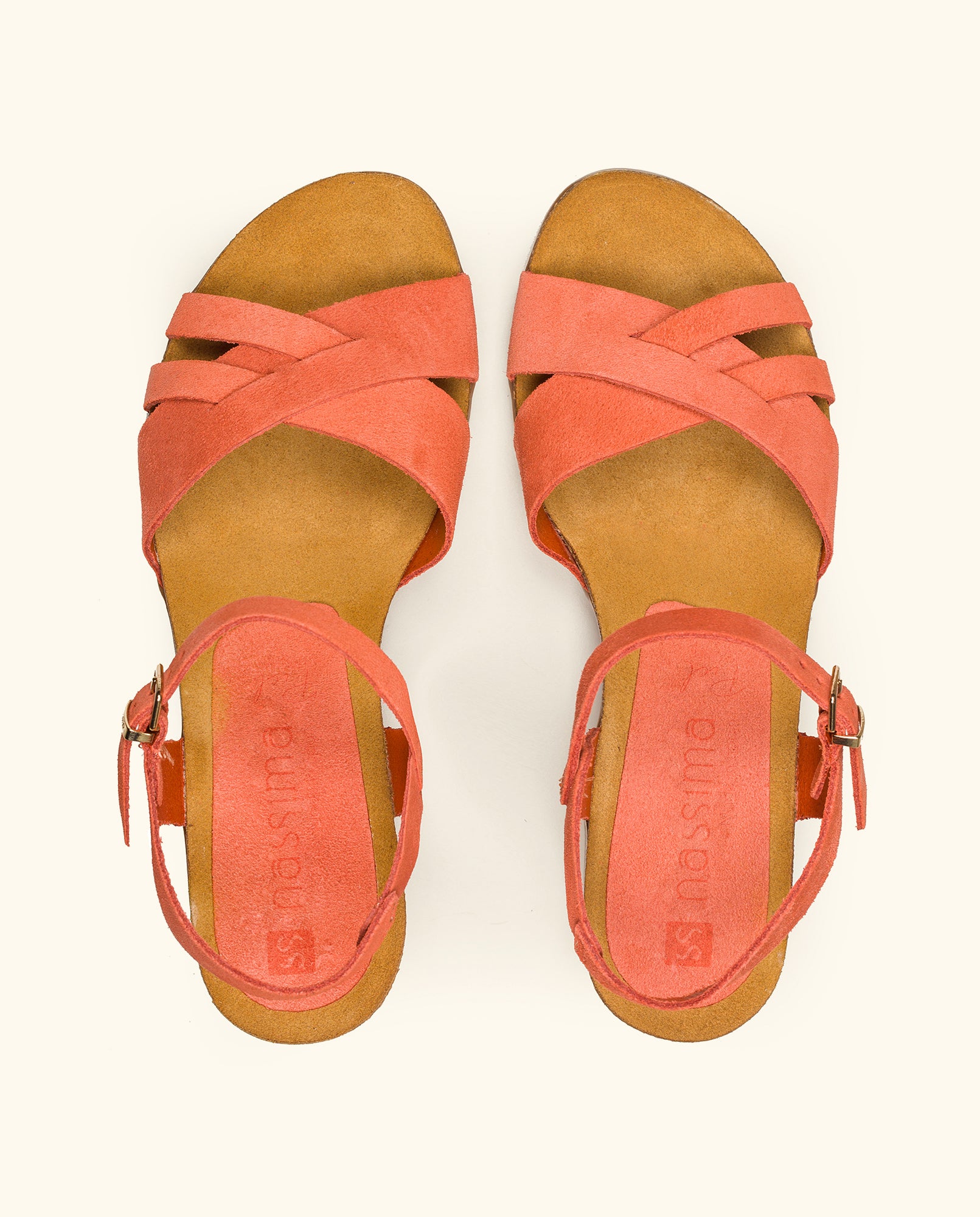 Heeled sandal SOLLER-001 orange