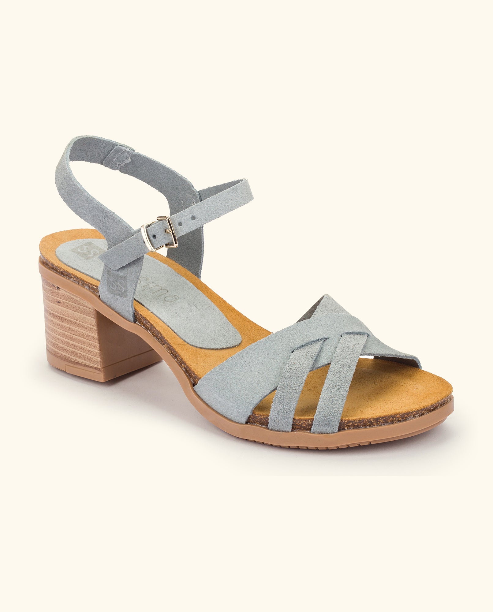 Heeled sandal SOLLER-001 blue