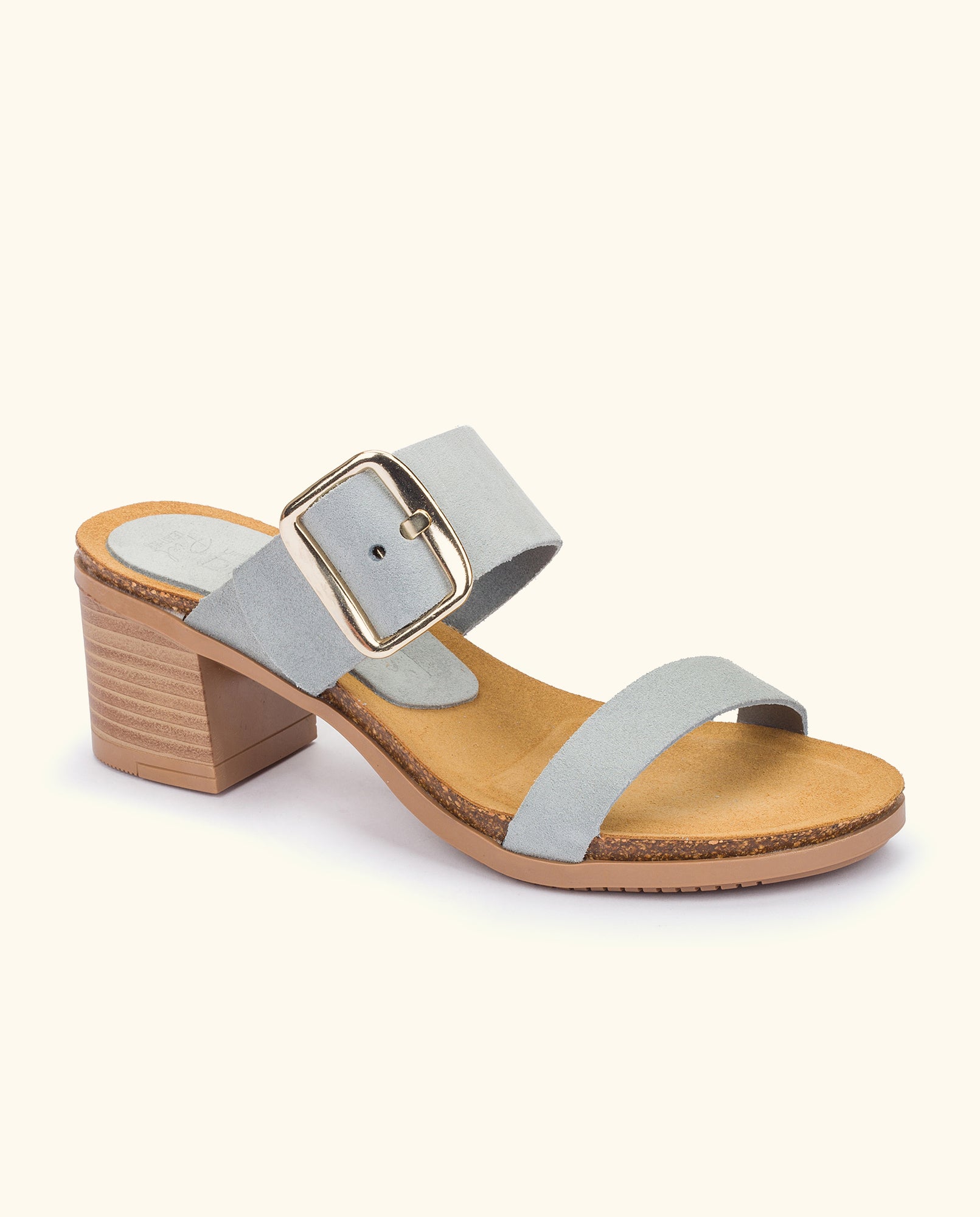 Heeled sandal SOLLER-002 blue