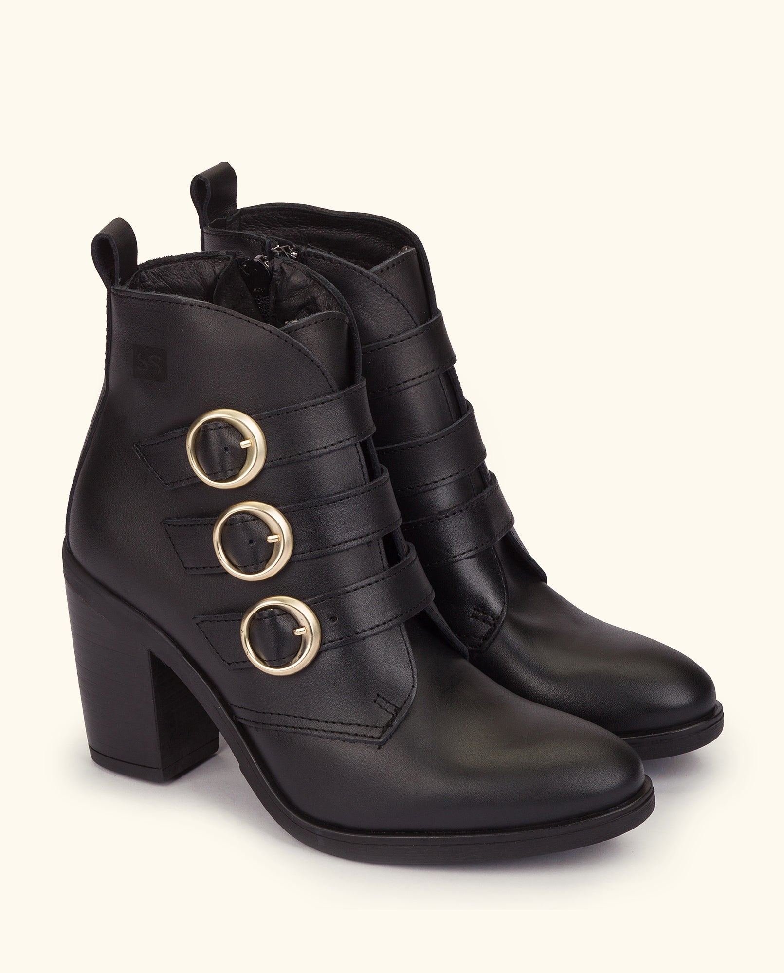 Heeled ankle boot TOURS-008 black